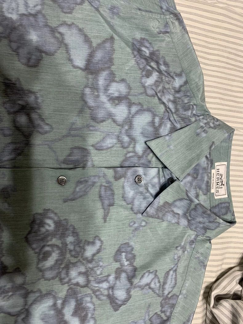 Hermes Hermes Silk Printed Shirt Jacket - dmc Size US L / EU 52-54 / 3 - 3 Thumbnail