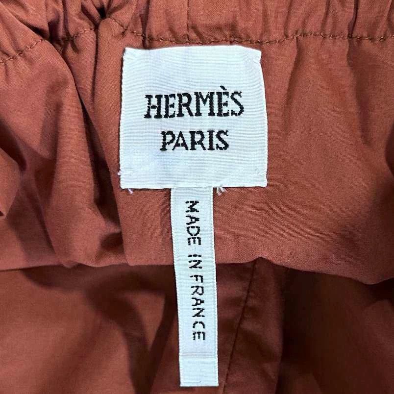Hermes Hermes Brown Calfskin Leather Shorts - dmc Size US 38 / EU 54 - 5 Thumbnail