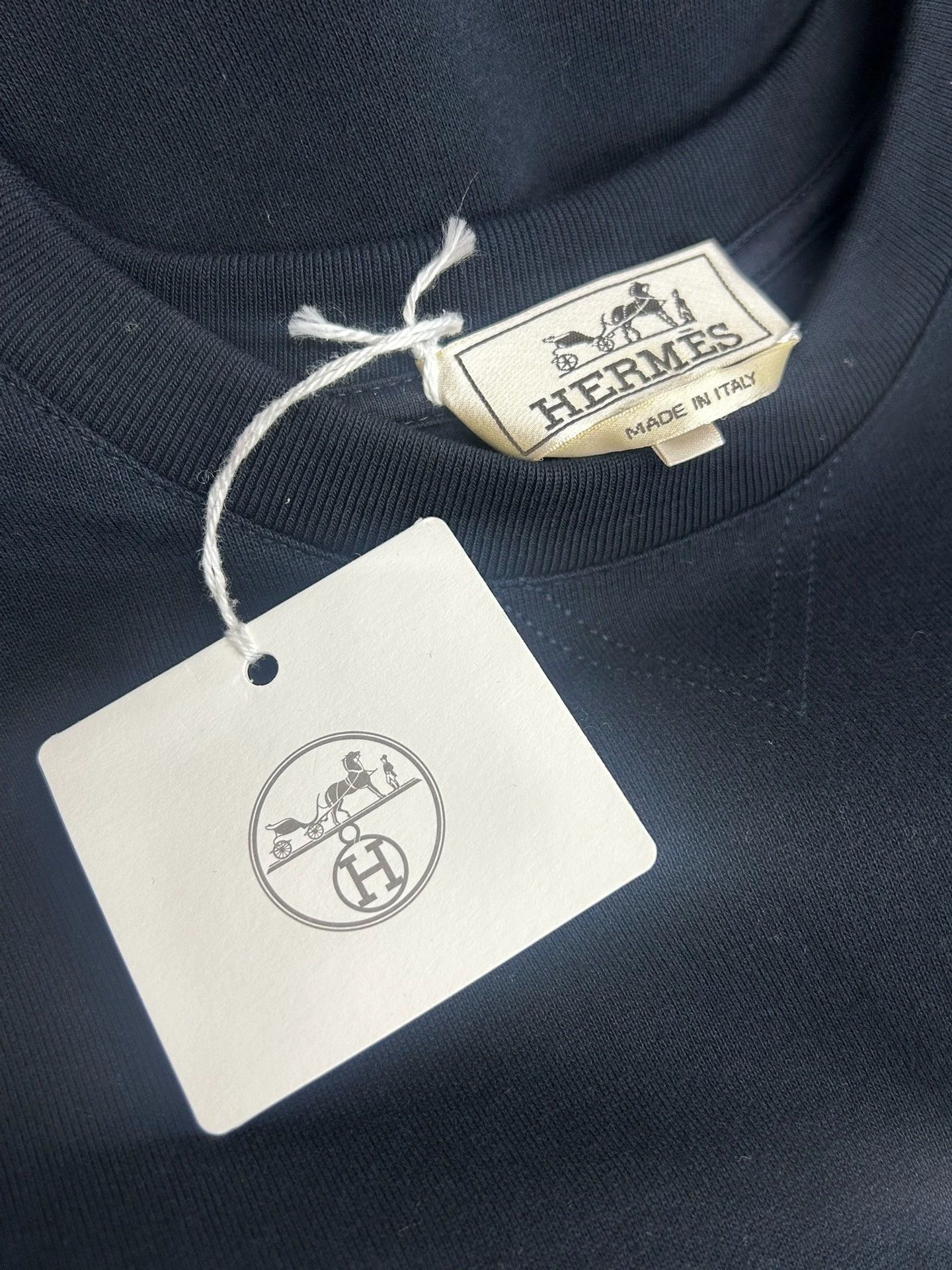 Hermes Hermes Men's Blue Knit Sweater S - dmc Size US S / EU 44-46 / 1 - 4 Thumbnail