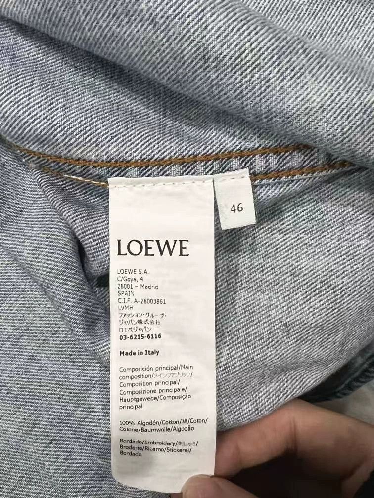 Loewe Loewe Miyazaki Castle Embroidered Denim Shirt - dmc Size US M / EU 48-50 / 2 - 6 Thumbnail