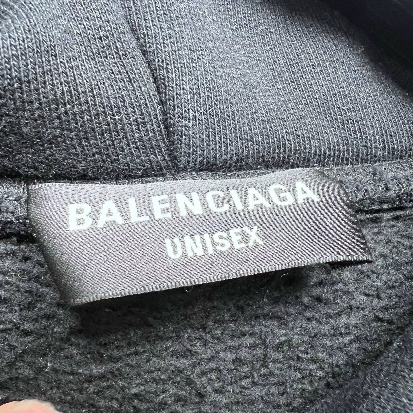 Balenciaga Balenciaga Jelly Print Logo Hoodie - dmc Size US XXS / EU 40 - 3 Thumbnail