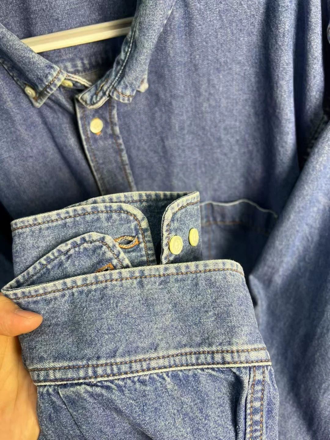 Balenciaga Balenciaga Back Logo Denim Jacket - dmc Size US XS / EU 42 / 0 - 6 Thumbnail