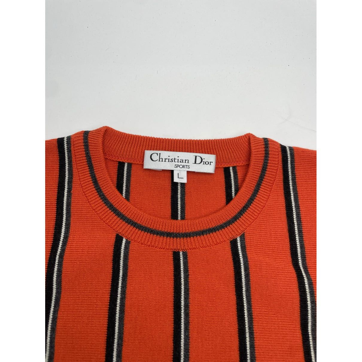Dior J'A Orange Wool Knitwear Size L / US 10 / IT 46 - 5 Thumbnail