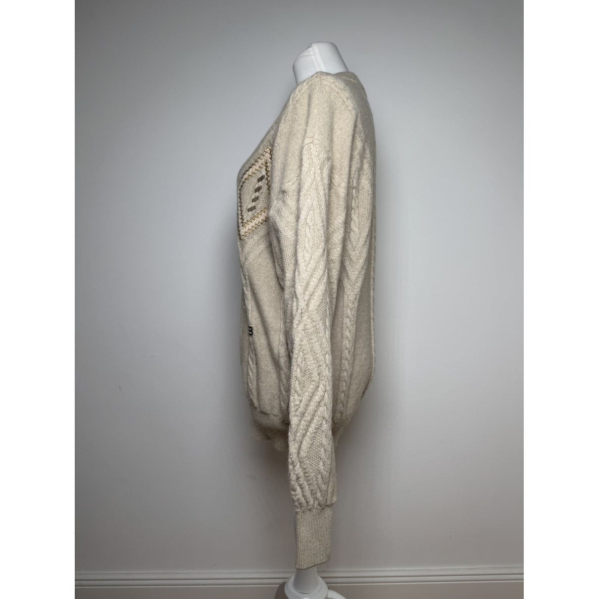 Balenciaga Beige Wool Knitwear Size M / US 6-8 / IT 42-44 - 3 Thumbnail