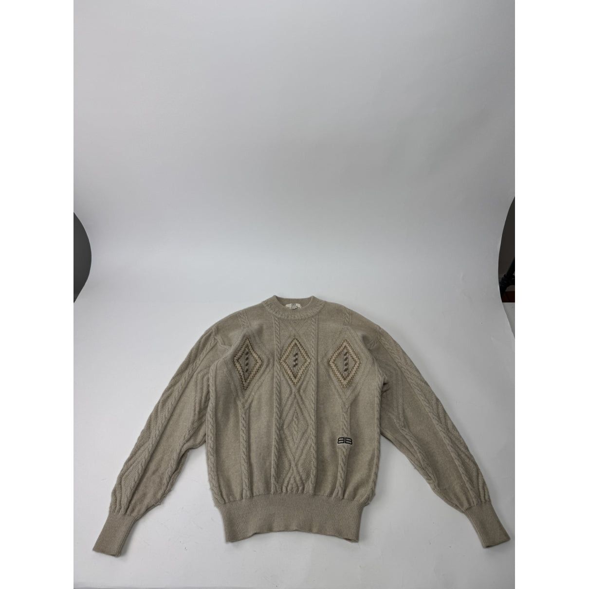 Balenciaga Beige Wool Knitwear Size M / US 6-8 / IT 42-44 - 5 Thumbnail