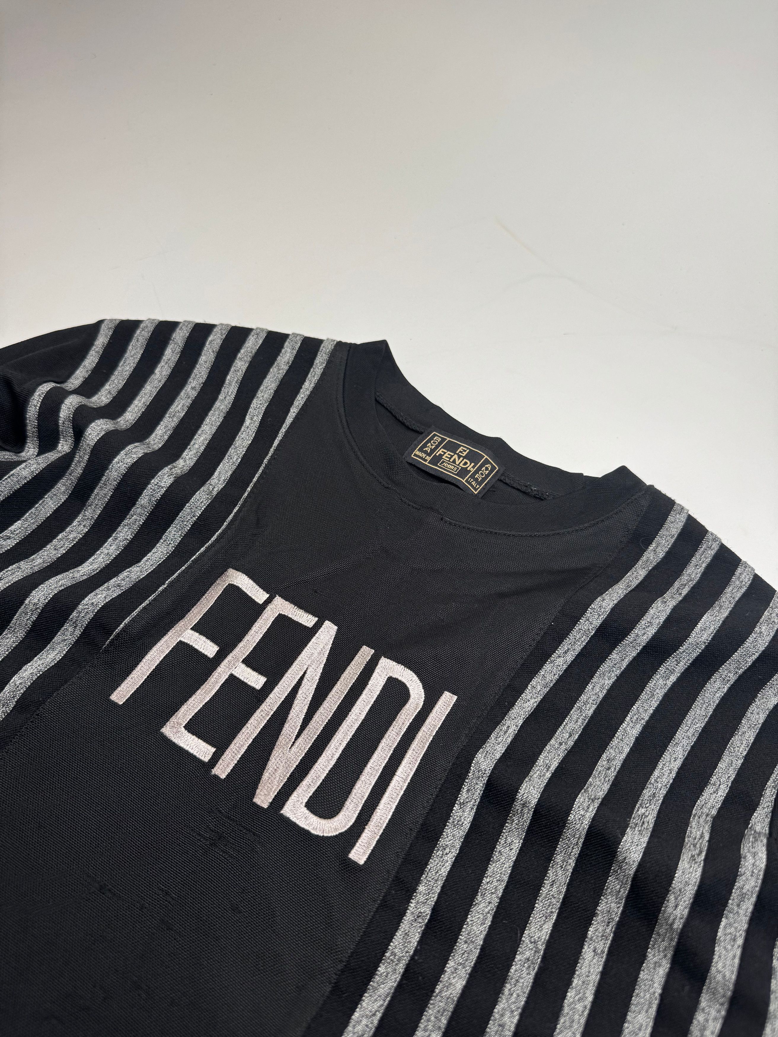 Fendi Vintage Polyester Striped Sweater M Size XS / US 0-2 / IT 36-38 - 5 Thumbnail