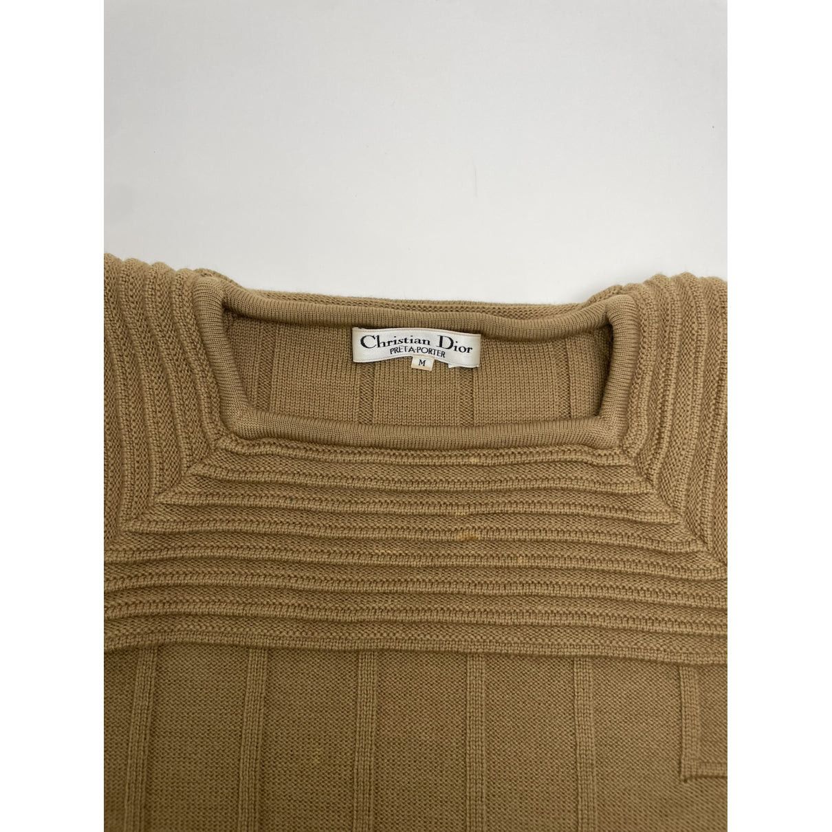 Dior J'A Khaki Wool Knitwear Size M / US 6-8 / IT 42-44 - 3 Thumbnail