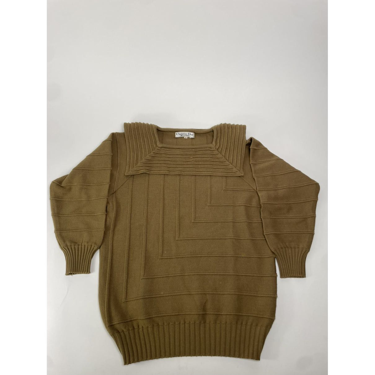 Dior J'A Khaki Wool Knitwear Size M / US 6-8 / IT 42-44 - 2 Thumbnail