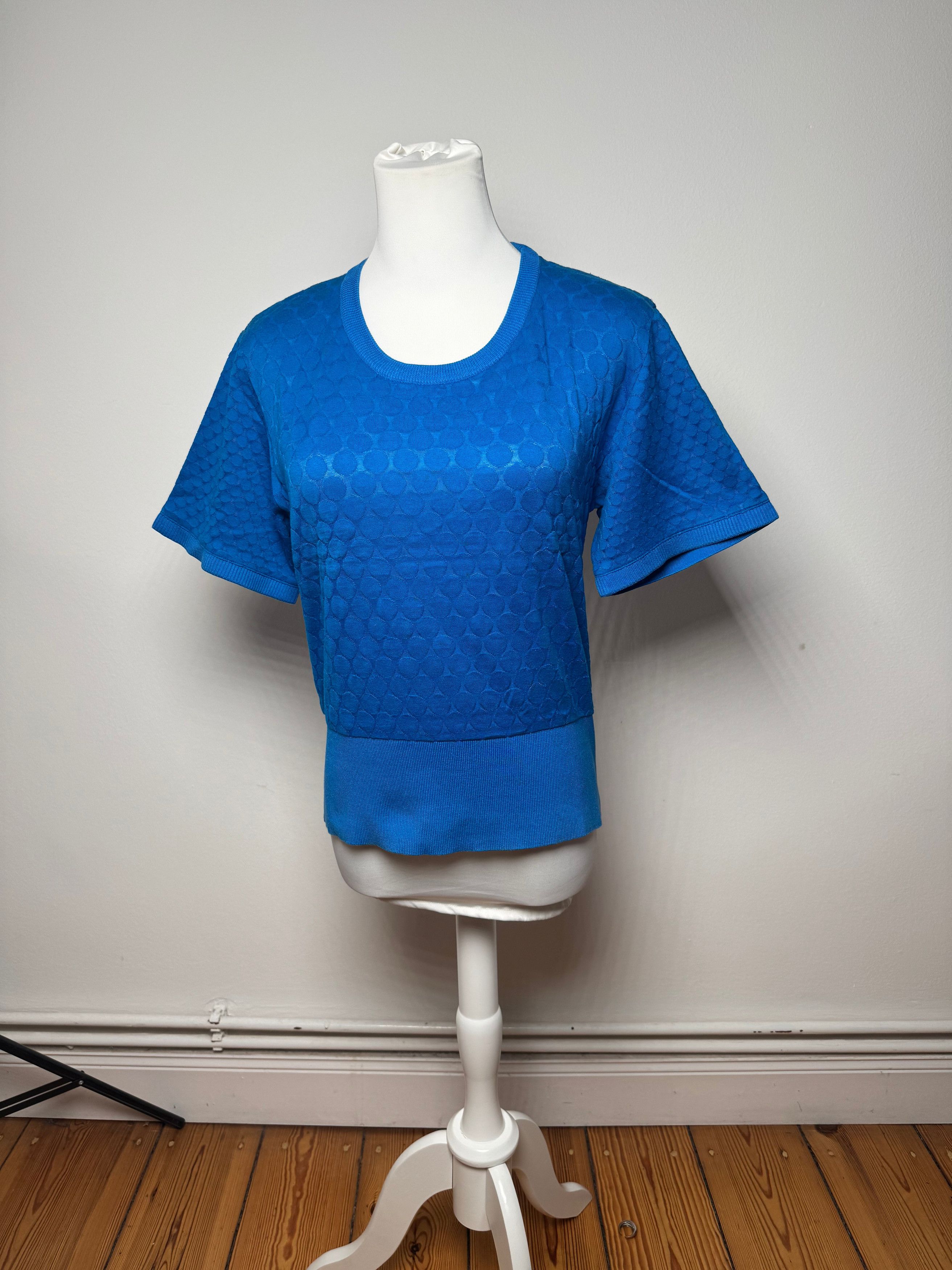 Dior Vintage Short Sleeve Sweater Blue M Size L / US 10 / IT 46 - 13 Thumbnail