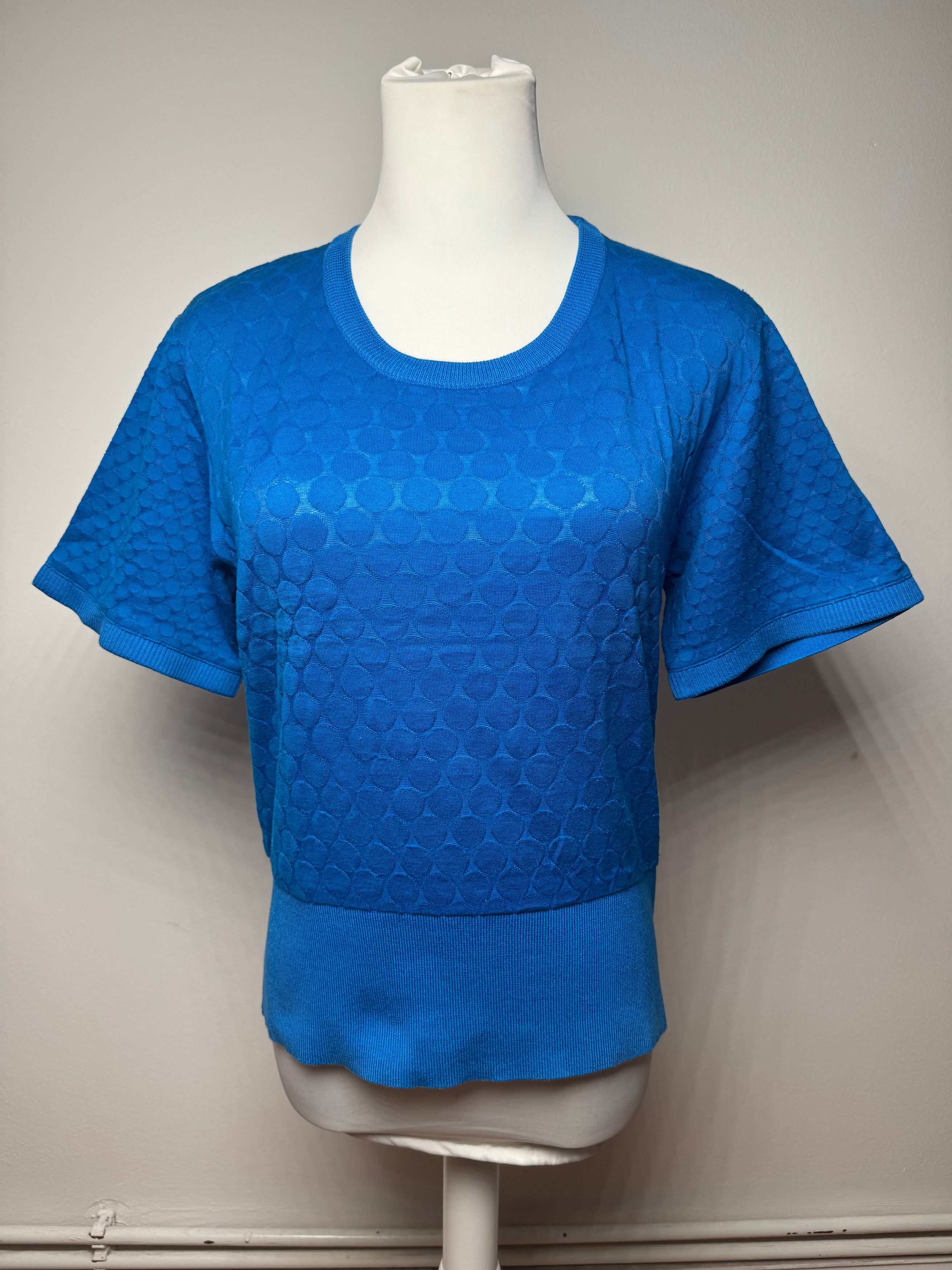 Dior Vintage Short Sleeve Sweater Blue M Size L / US 10 / IT 46 - 10 Thumbnail