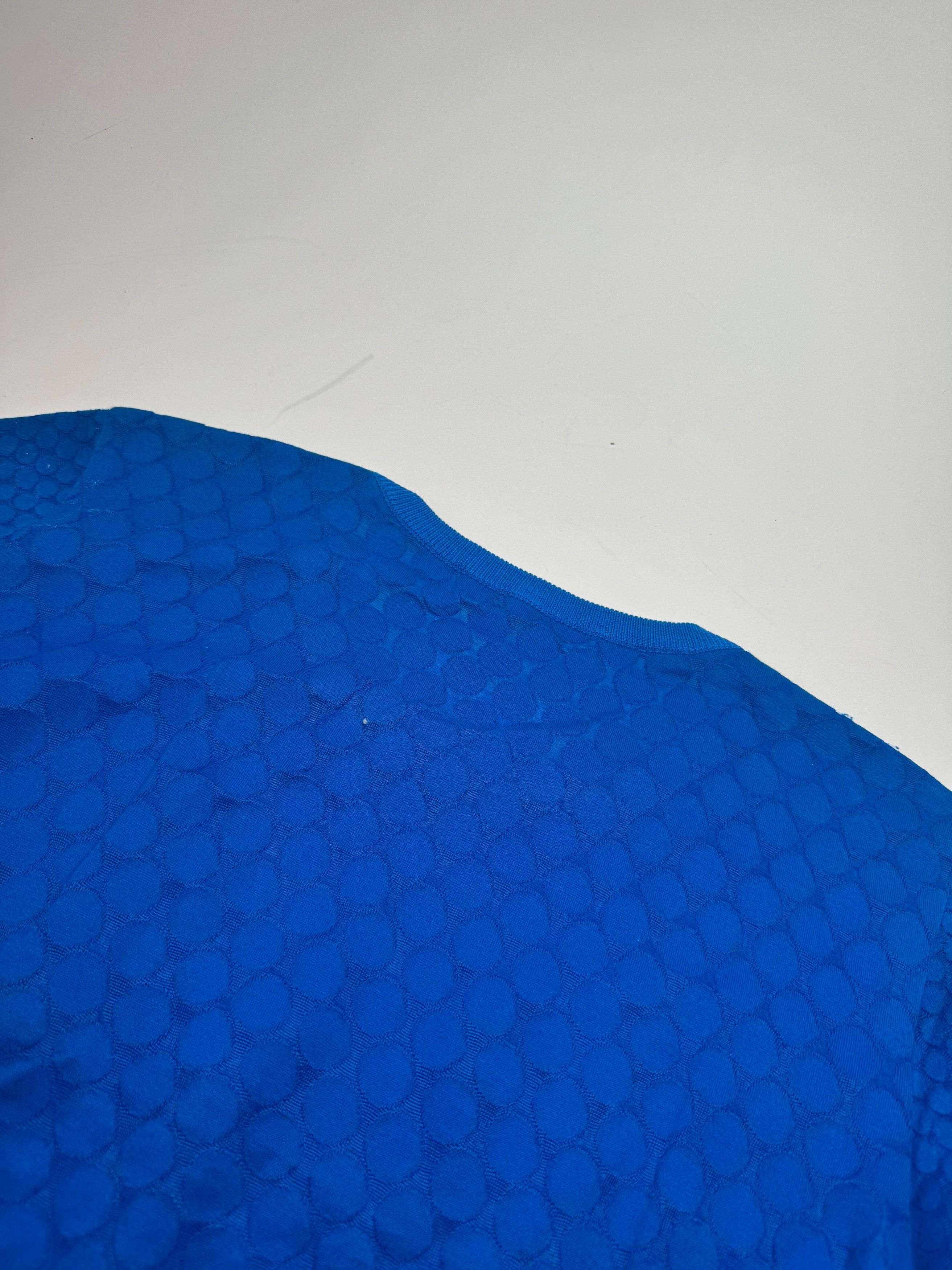 Dior Vintage Short Sleeve Sweater Blue M Size L / US 10 / IT 46 - 8 Thumbnail