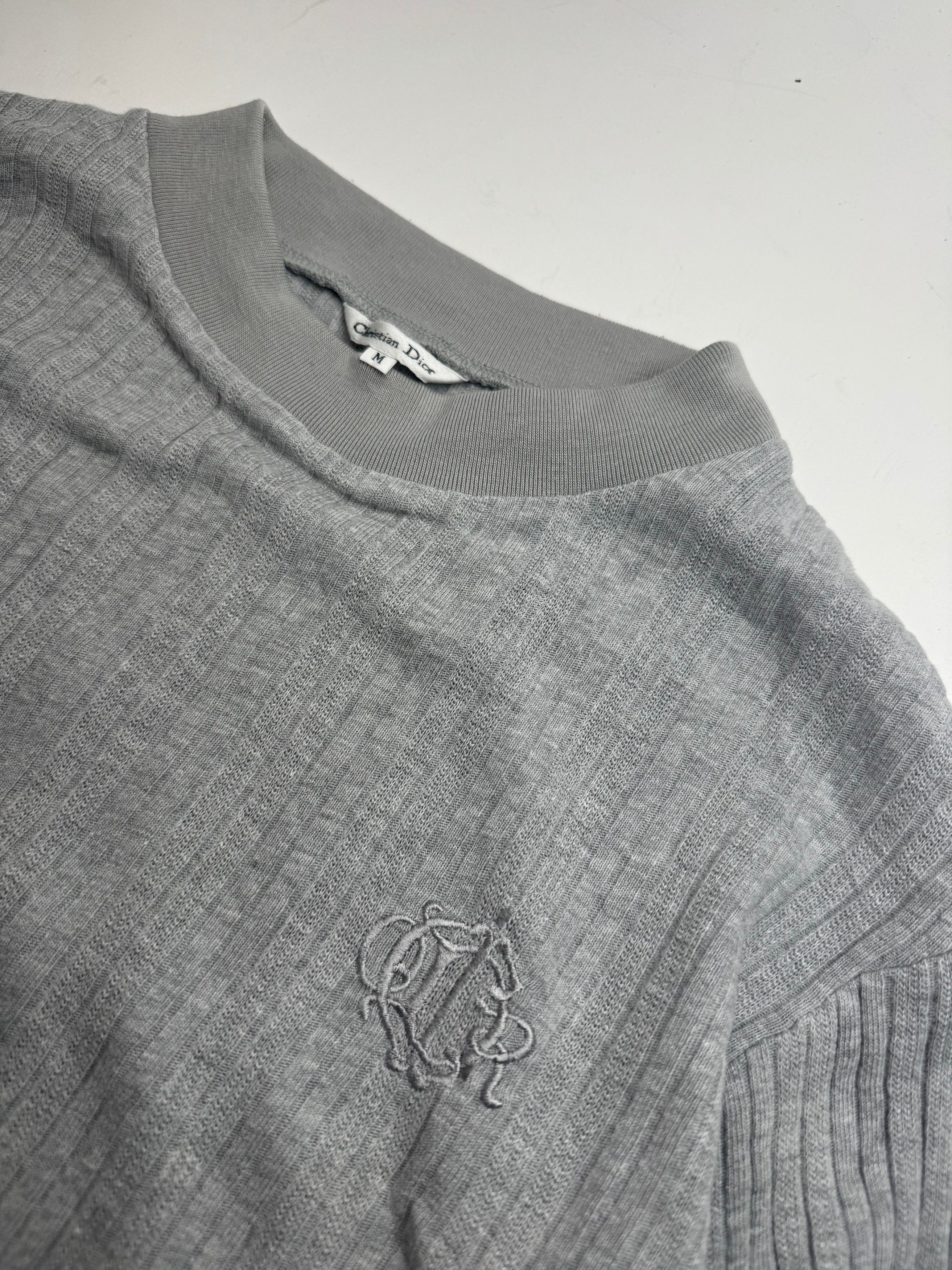 Dior Vintage Crewneck Sweater Grey M Size M / US 6-8 / IT 42-44 - 5 Thumbnail