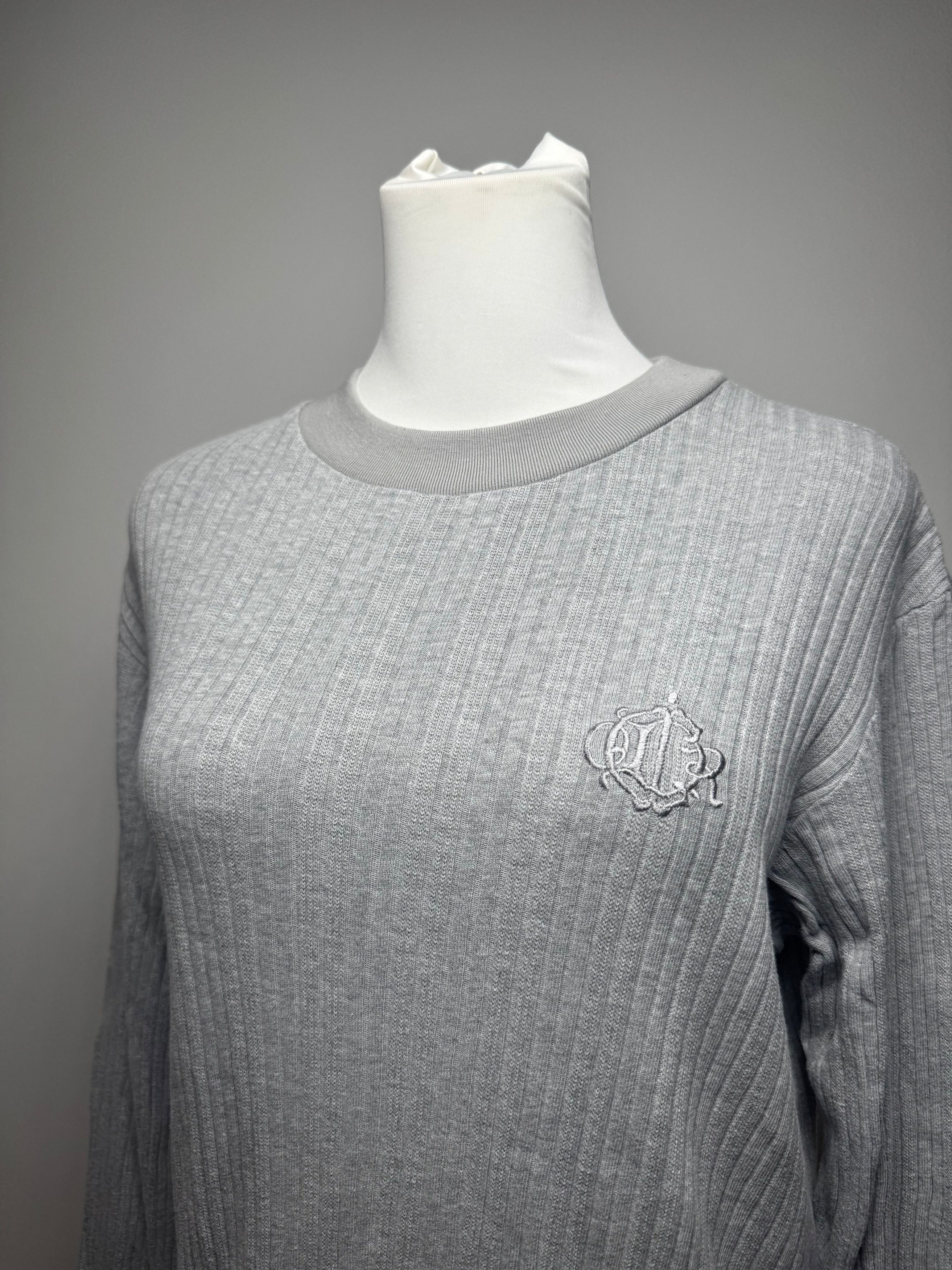 Dior Vintage Crewneck Sweater Grey M Size M / US 6-8 / IT 42-44 - 14 Thumbnail