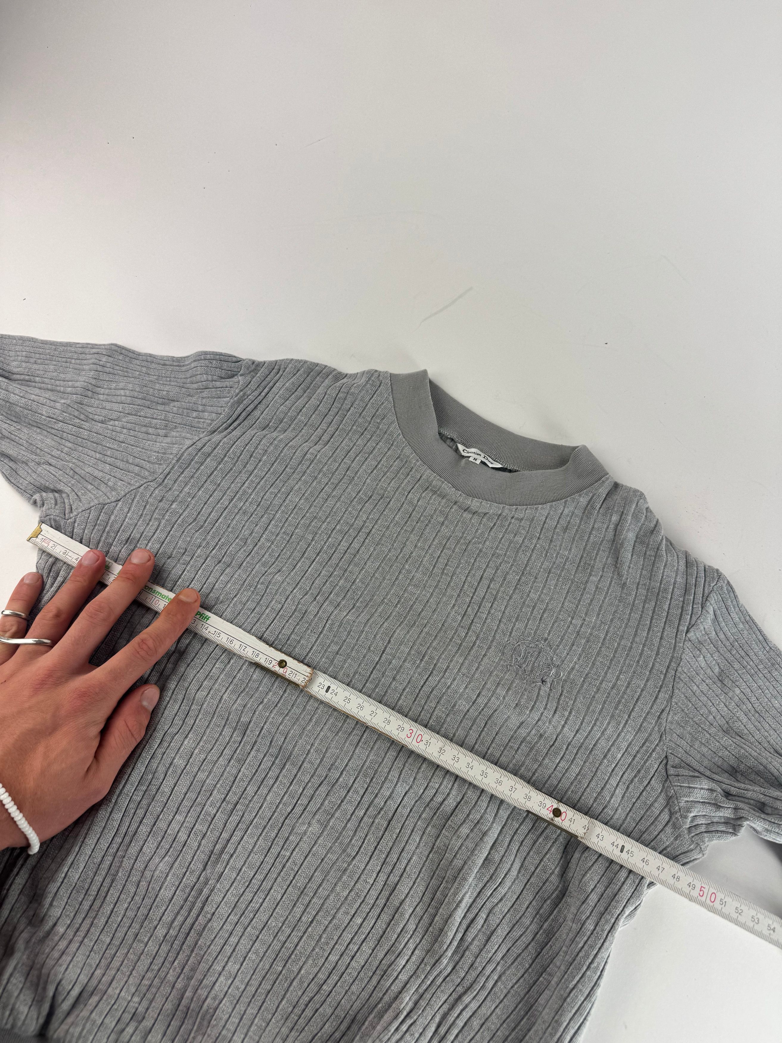 Dior Vintage Crewneck Sweater Grey M Size M / US 6-8 / IT 42-44 - 8 Thumbnail
