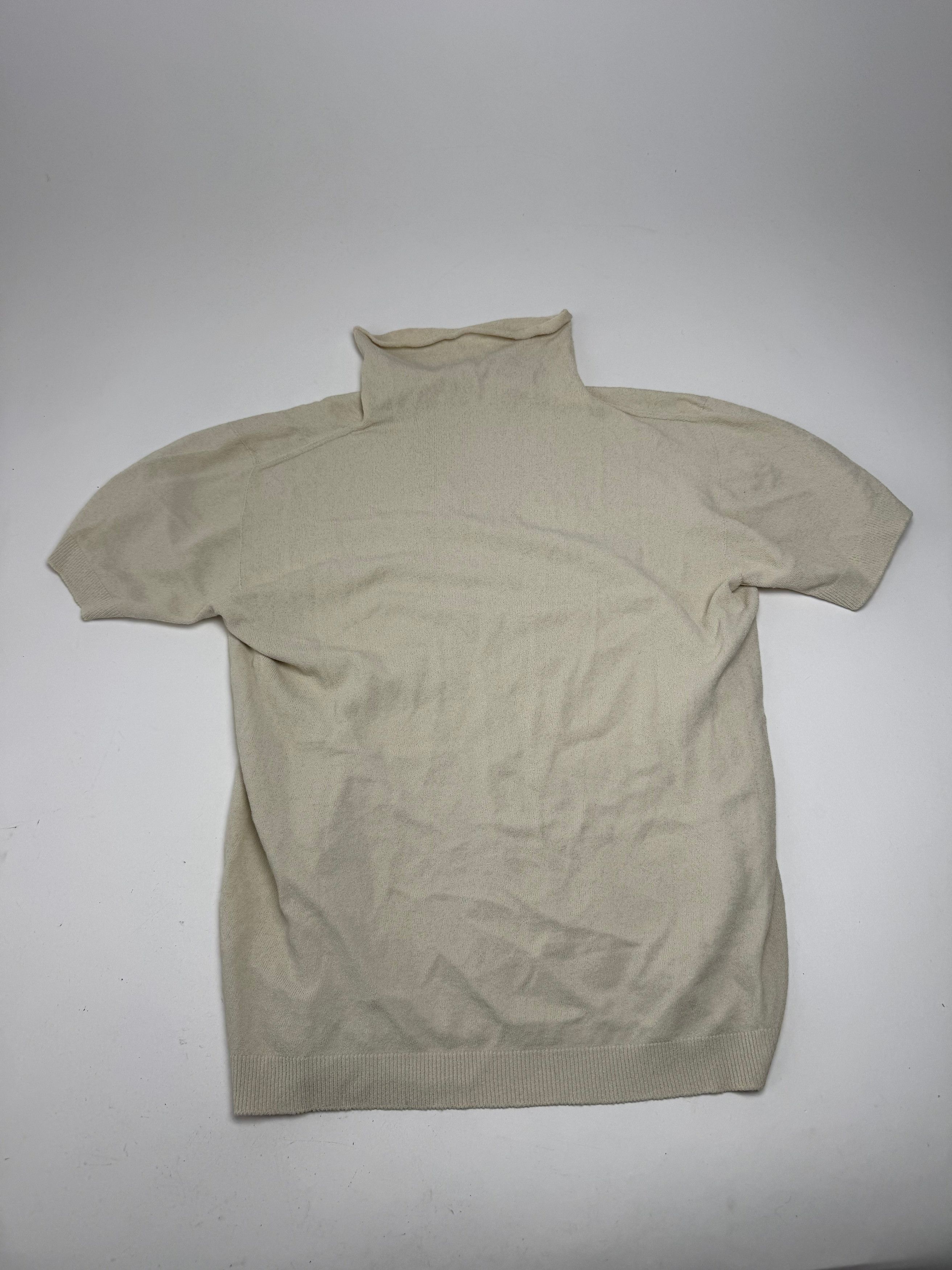 Issey Miyake Vintage Turtleneck Top Beige 38/M Size M / US 6-8 / IT 42-44 - 12 Thumbnail