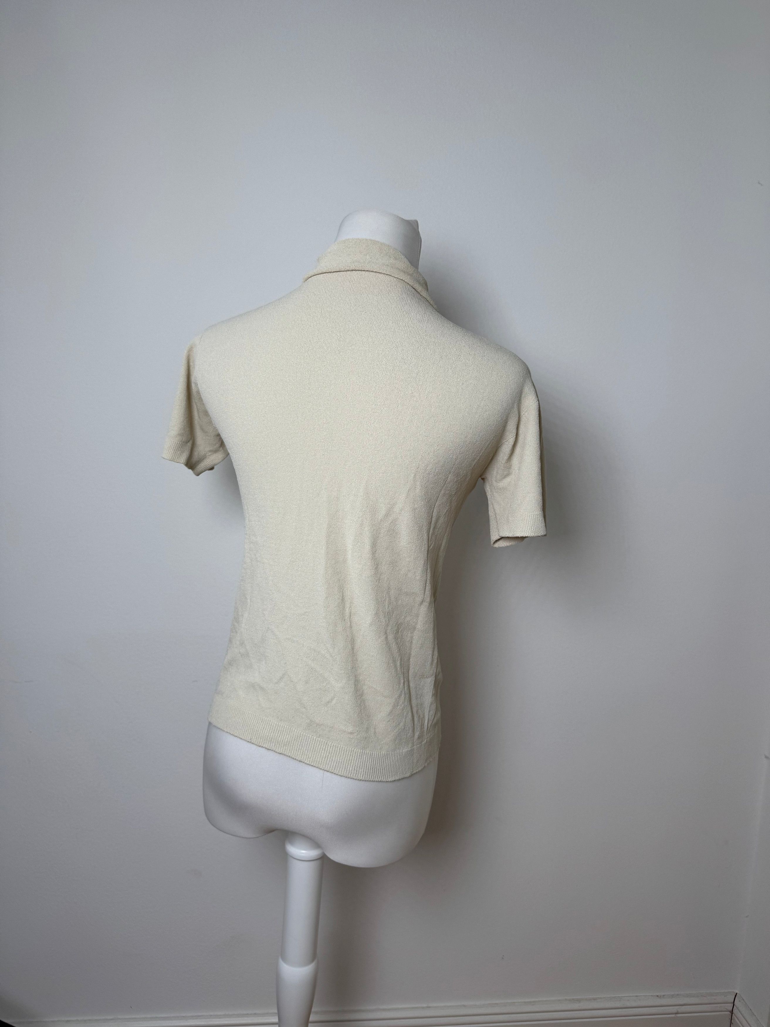 Issey Miyake Vintage Turtleneck Top Beige 38/M Size M / US 6-8 / IT 42-44 - 2 Thumbnail
