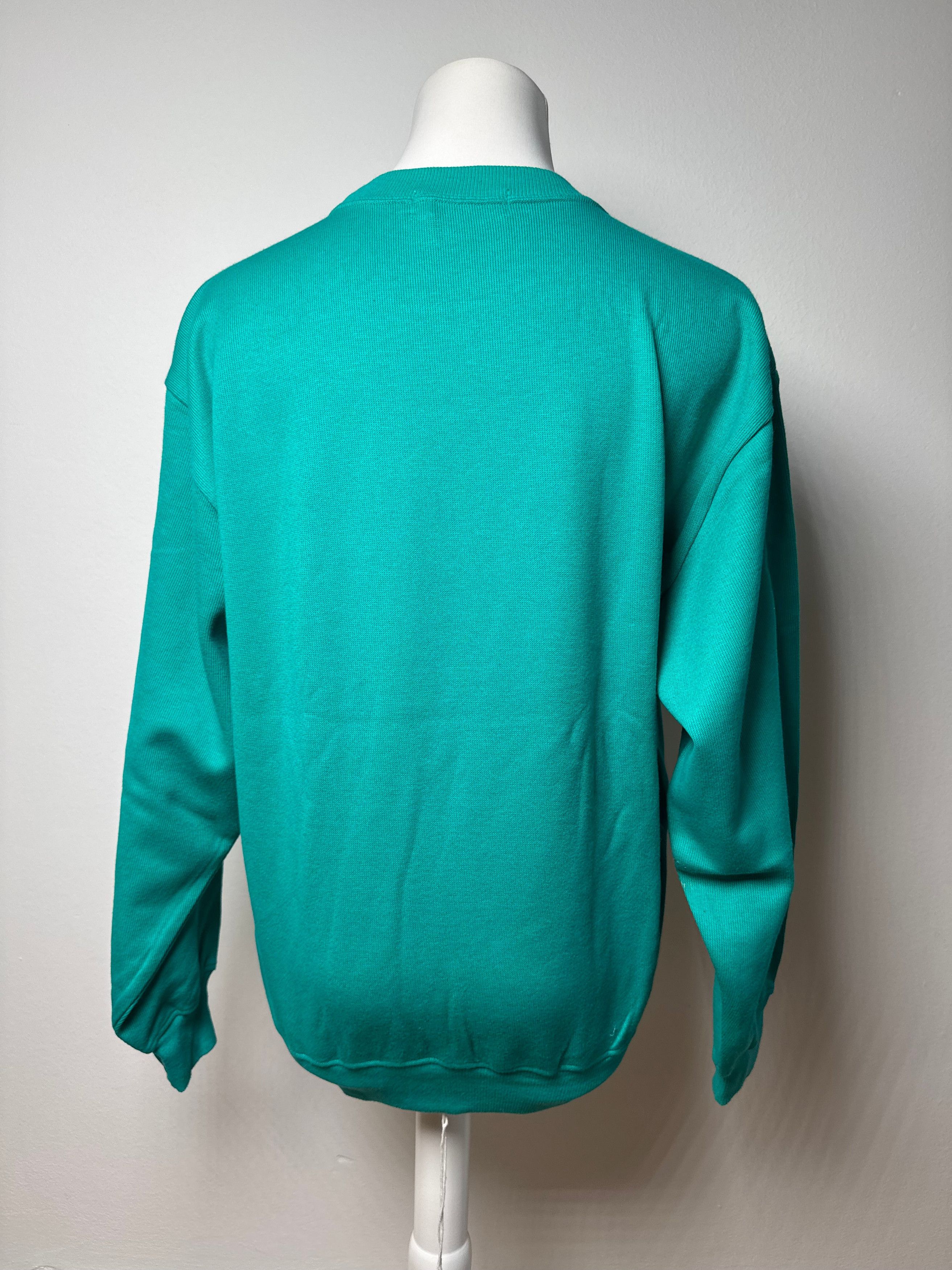 Balenciaga Vintage Sweater Green Blue Size L / US 10 / IT 46 - 15 Thumbnail