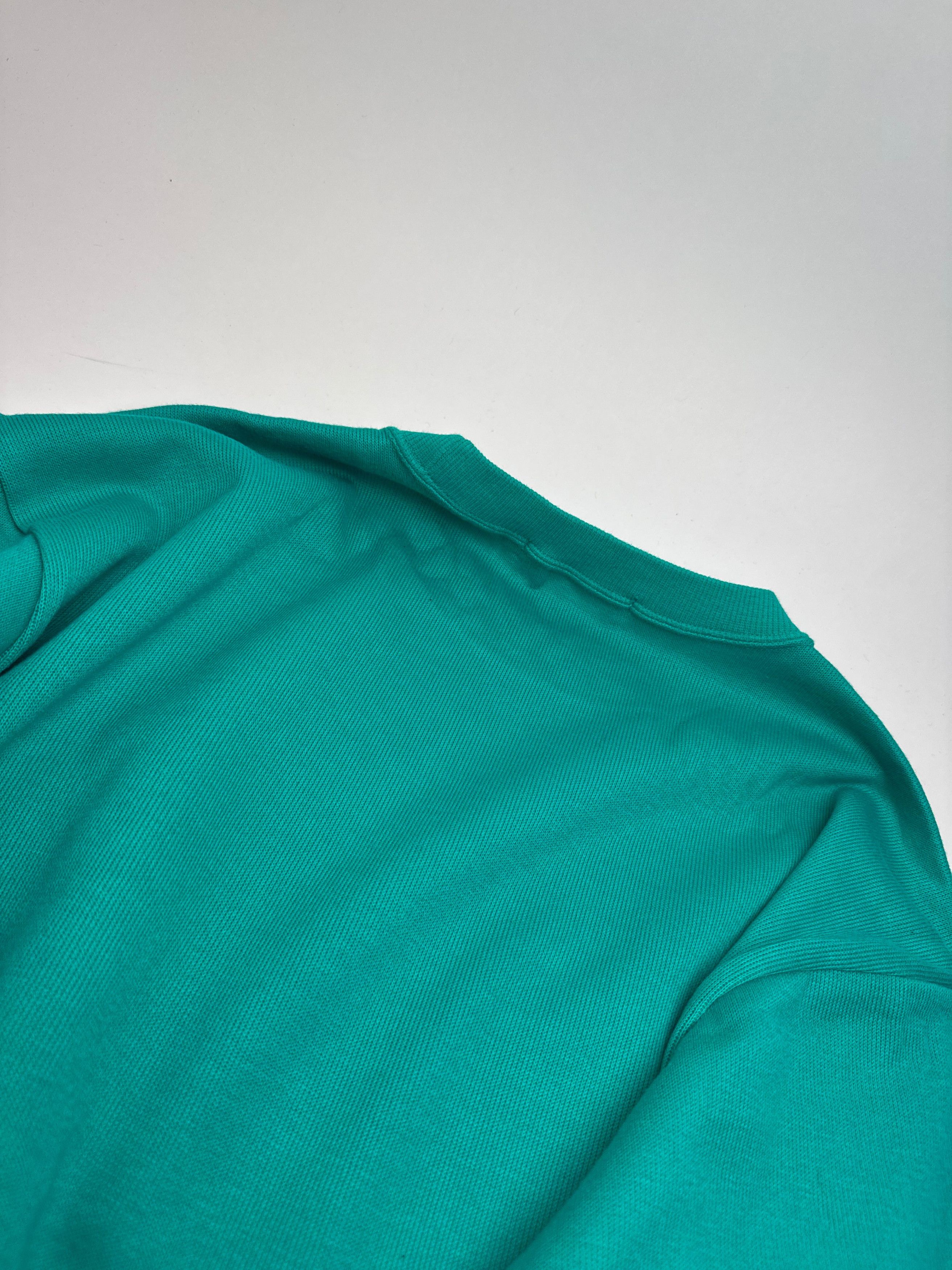 Balenciaga Vintage Sweater Green Blue Size L / US 10 / IT 46 - 13 Thumbnail