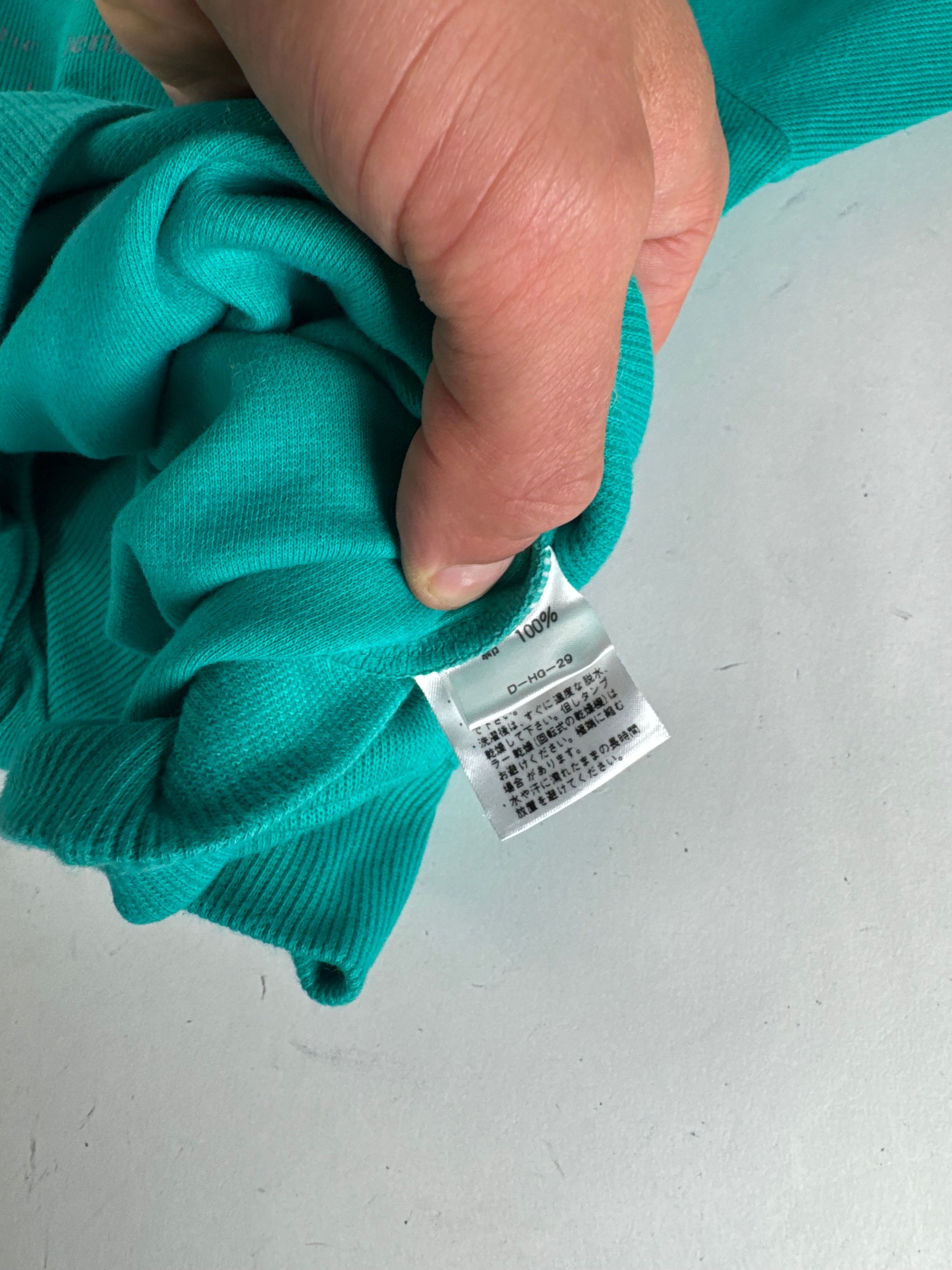 Balenciaga Vintage Sweater Green Blue Size L / US 10 / IT 46 - 10 Thumbnail