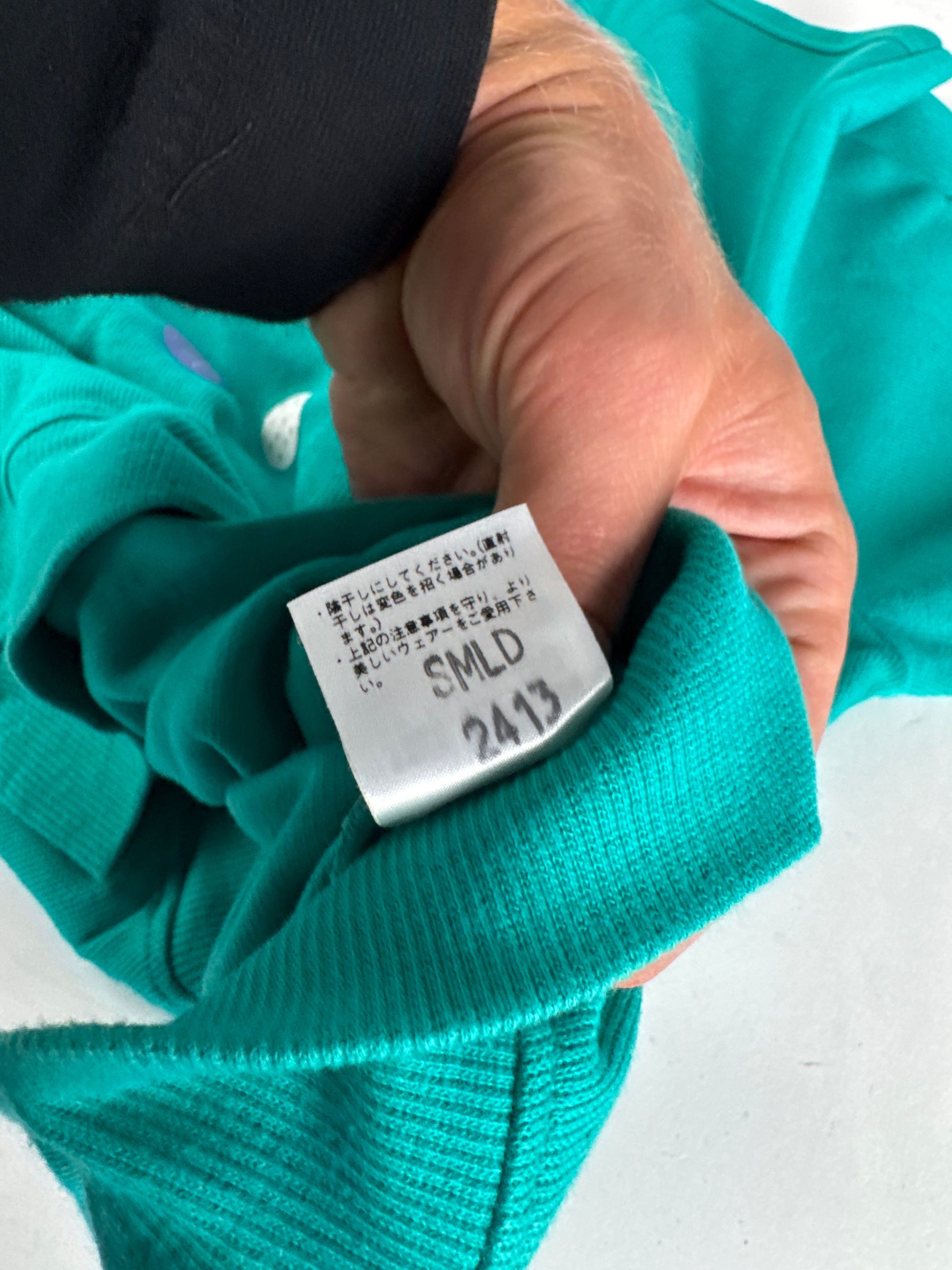 Balenciaga Vintage Sweater Green Blue Size L / US 10 / IT 46 - 11 Thumbnail