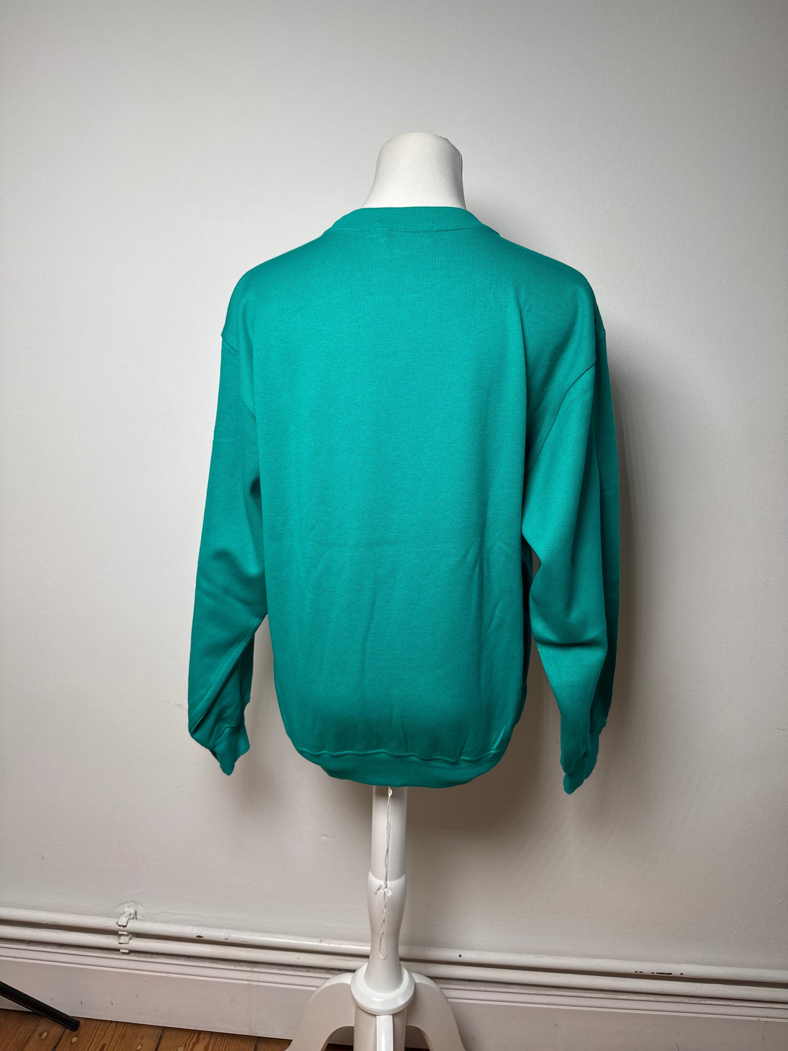 Balenciaga Vintage Sweater Green Blue Size L / US 10 / IT 46 - 3 Thumbnail