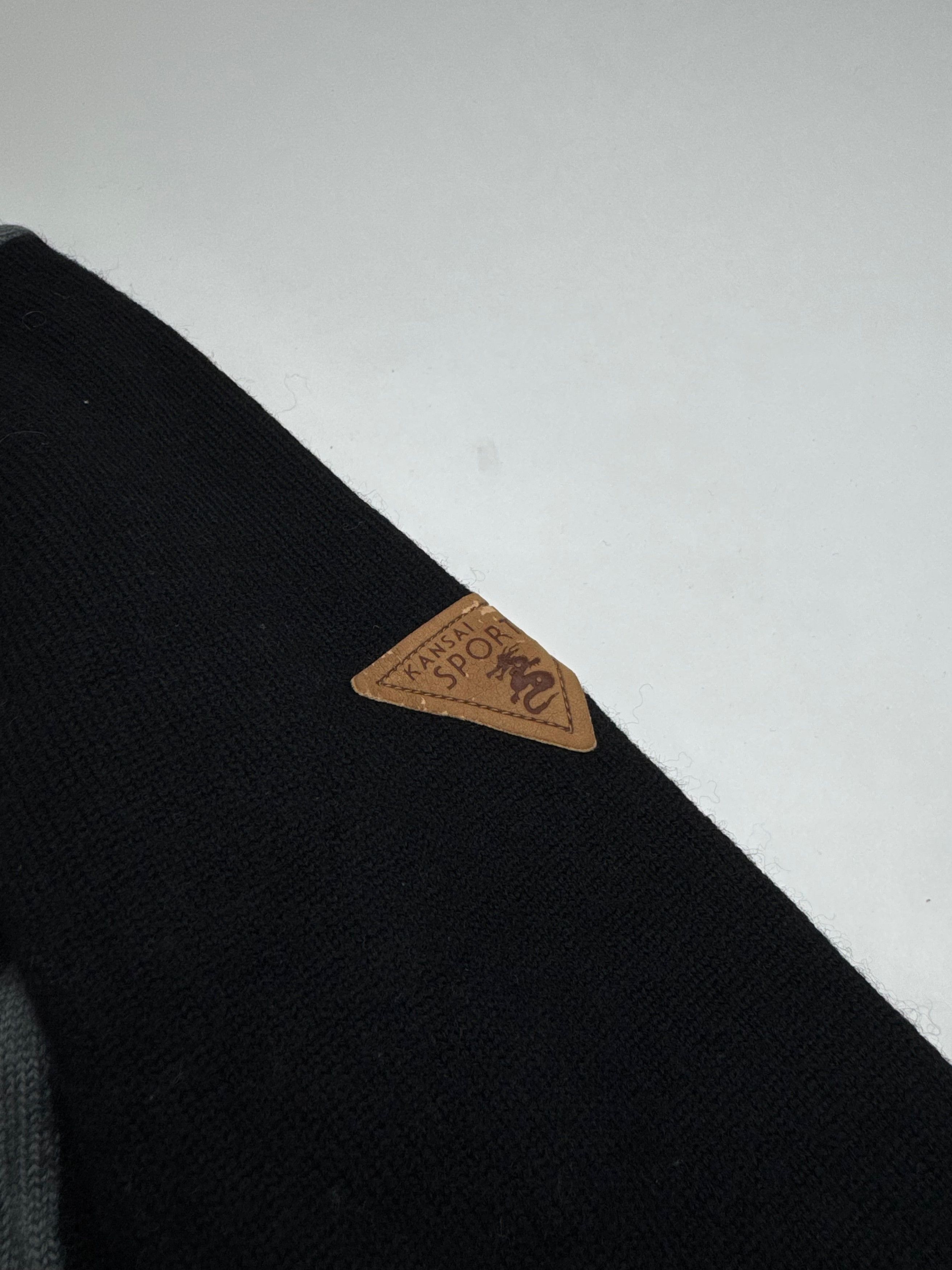 Kansai Yamamoto Vintage Wool Sweater black red M Size M / US 6-8 / IT 42-44 - 13 Thumbnail