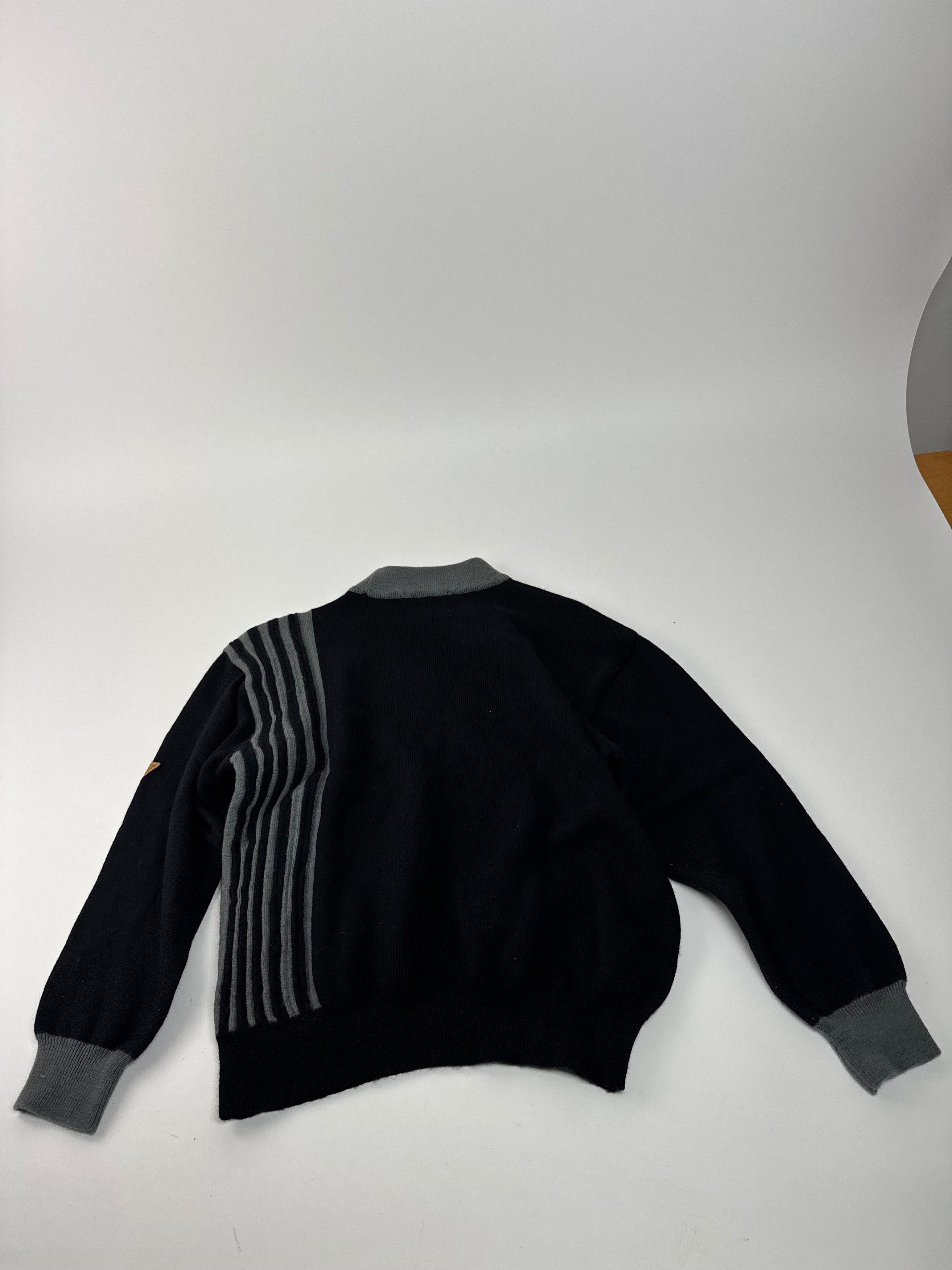 Kansai Yamamoto Vintage Wool Sweater black red M Size M / US 6-8 / IT 42-44 - 5 Thumbnail