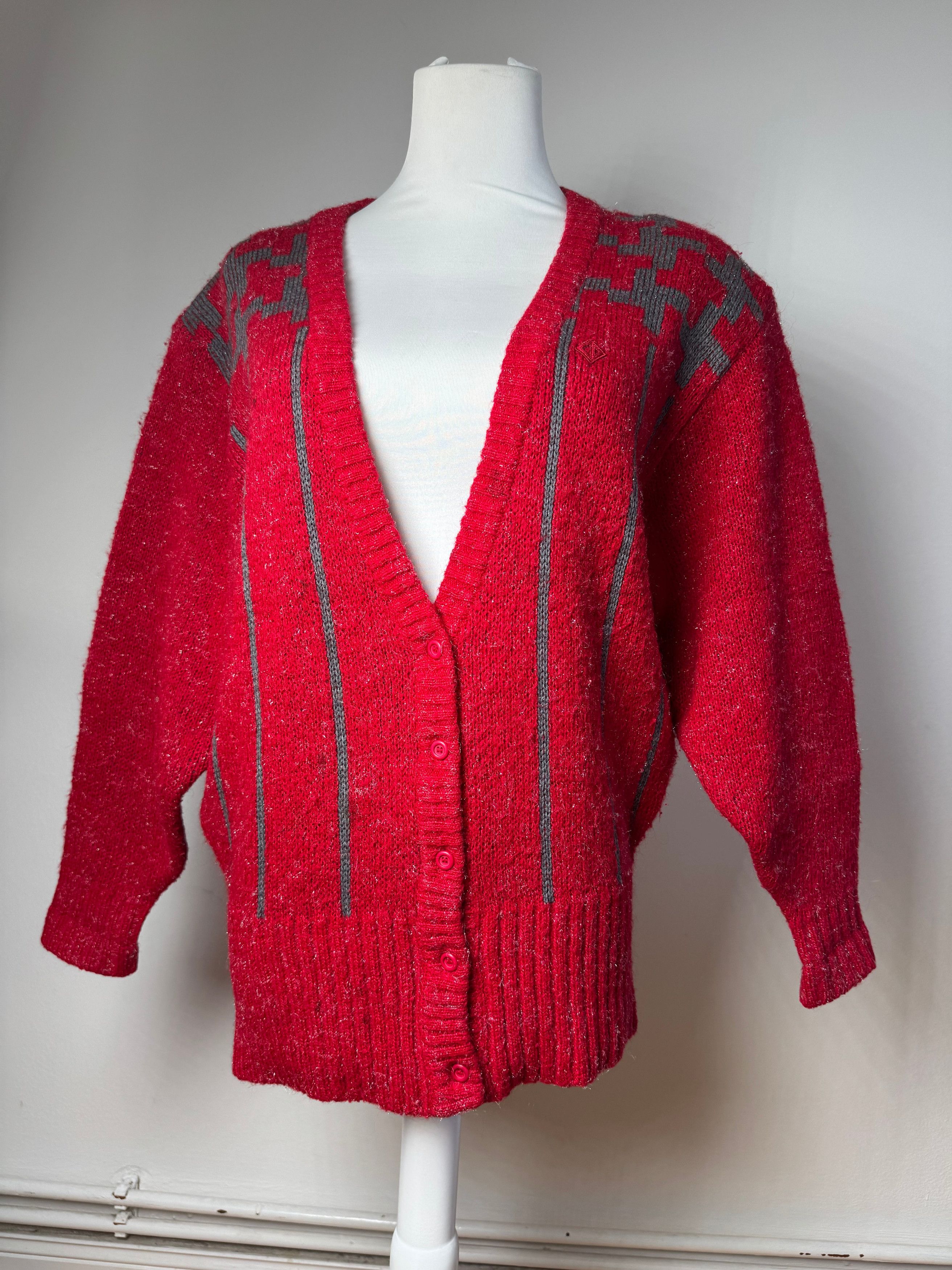 Dior Vintage Wool Sweater Red M Size M / US 6-8 / IT 42-44 - 9 Thumbnail