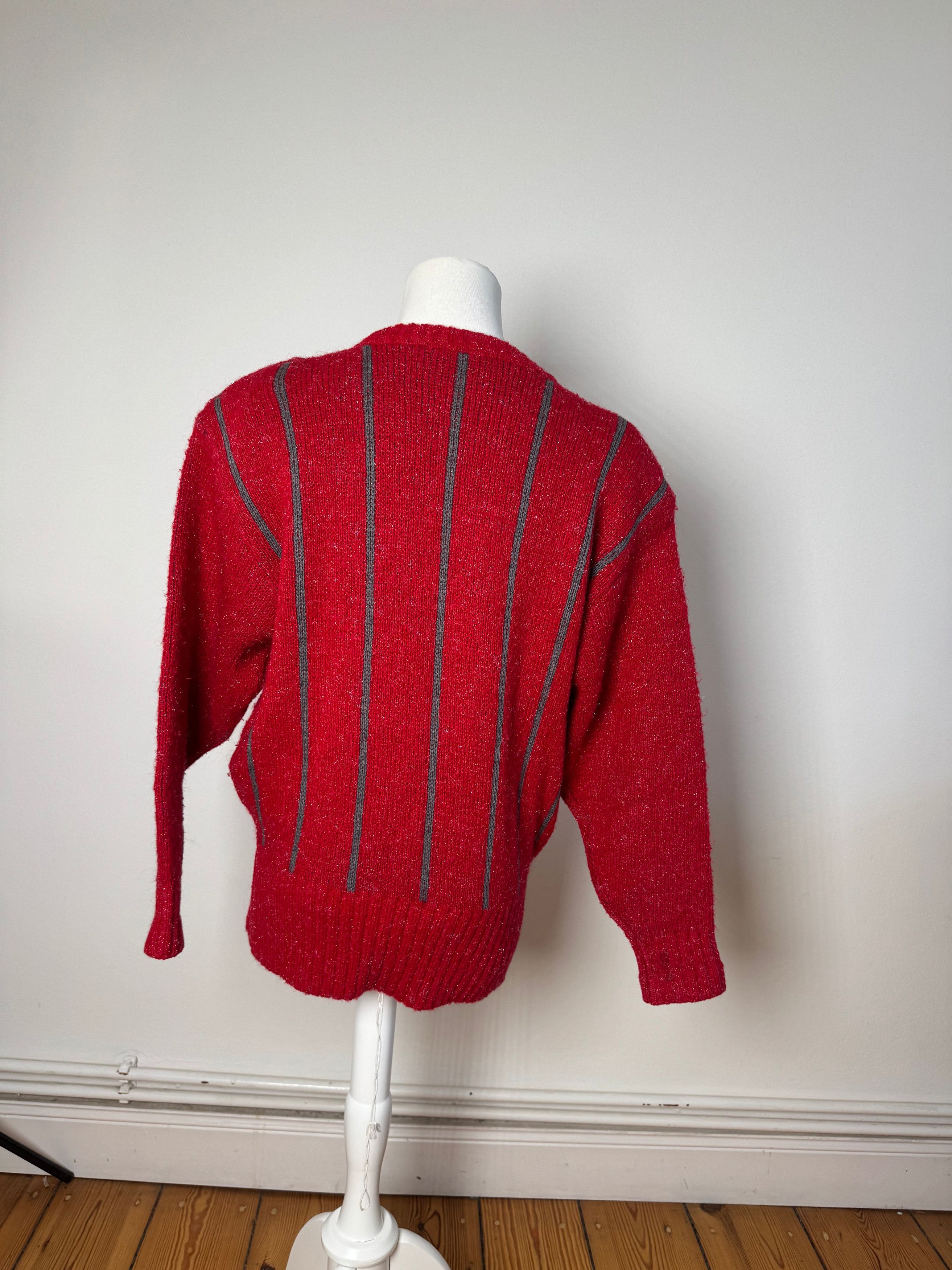 Dior Vintage Wool Sweater Red M Size M / US 6-8 / IT 42-44 - 4 Thumbnail