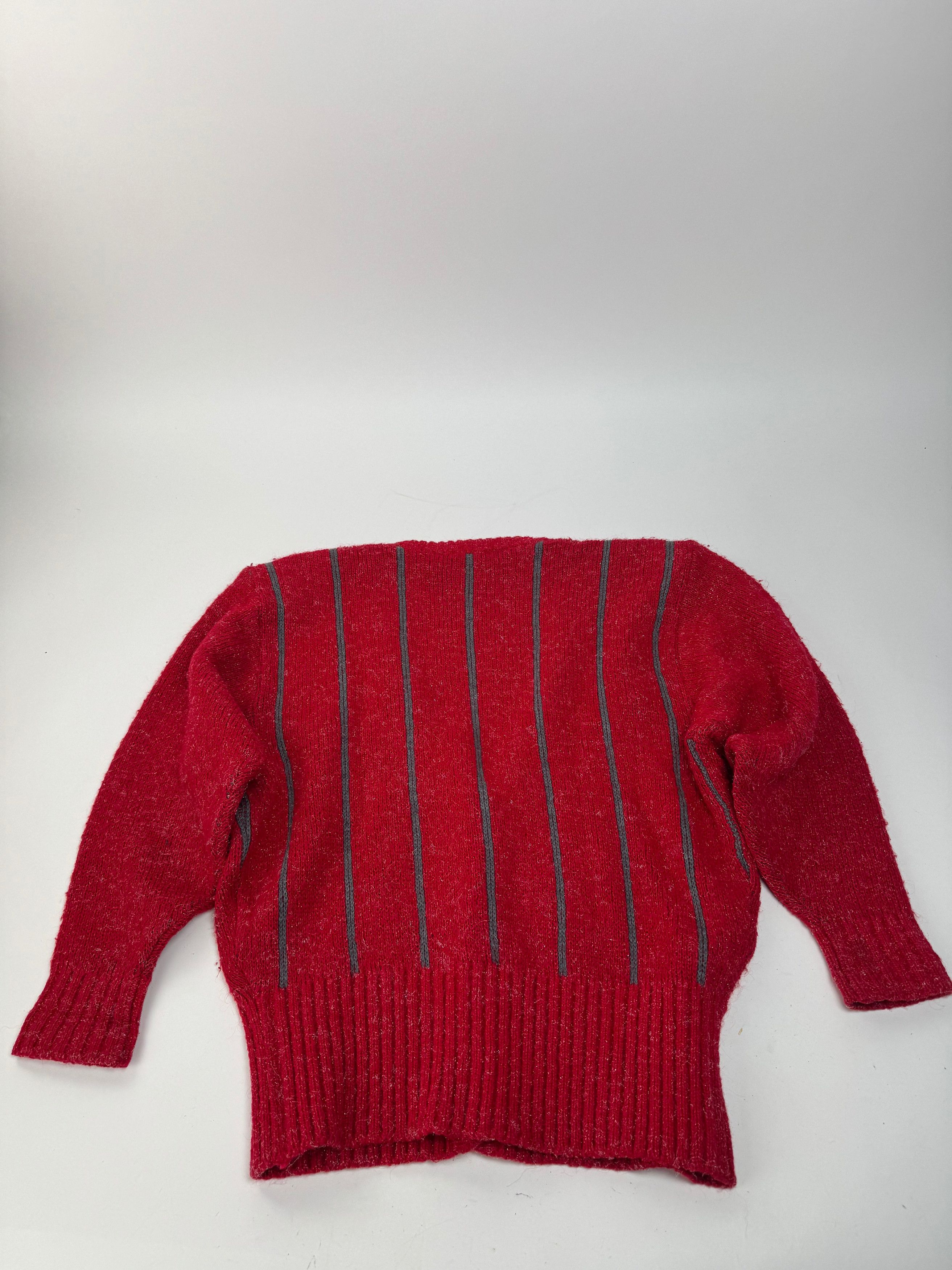 Dior Vintage Wool Sweater Red M Size M / US 6-8 / IT 42-44 - 8 Thumbnail