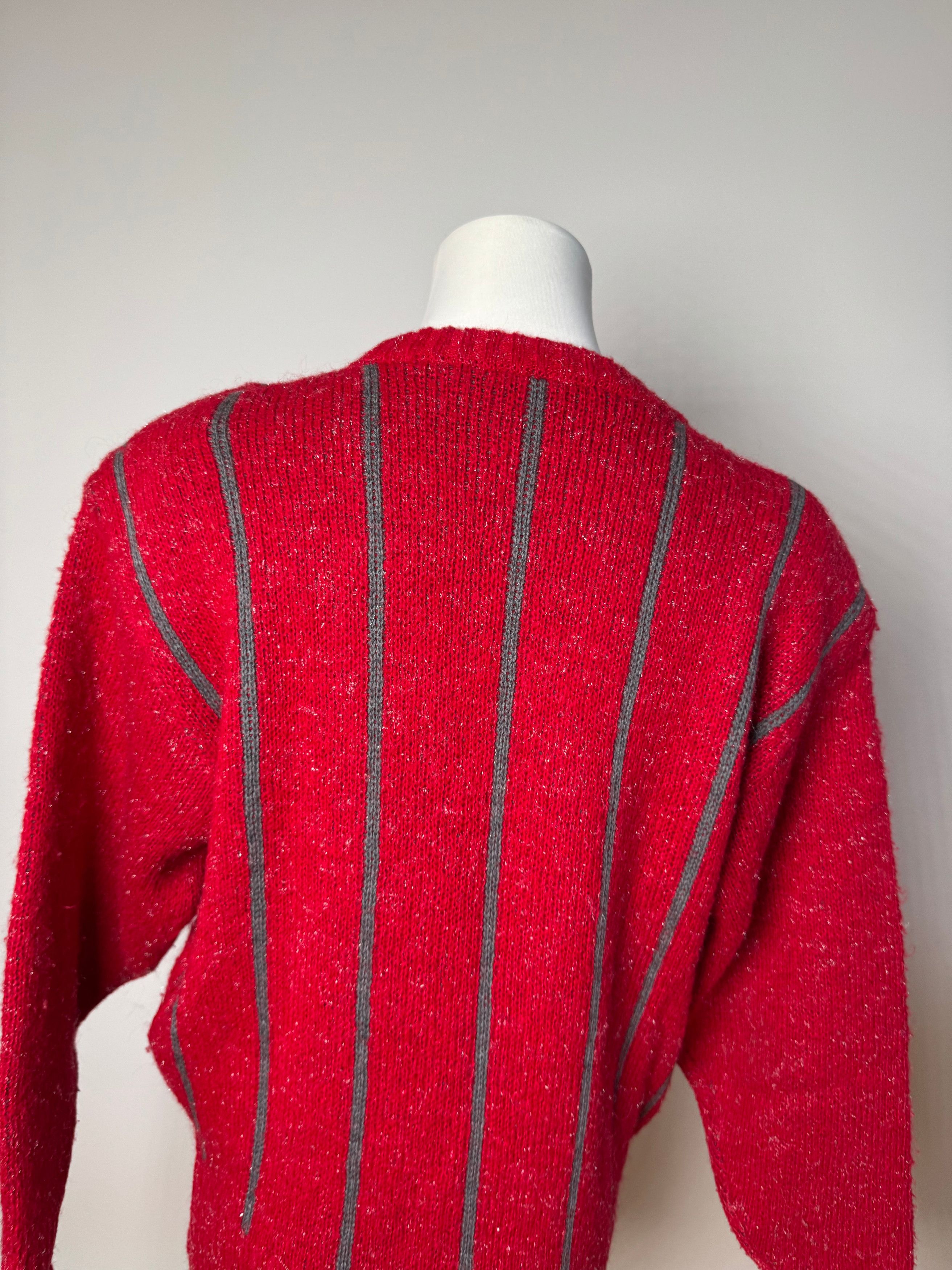 Dior Vintage Wool Sweater Red M Size M / US 6-8 / IT 42-44 - 15 Thumbnail