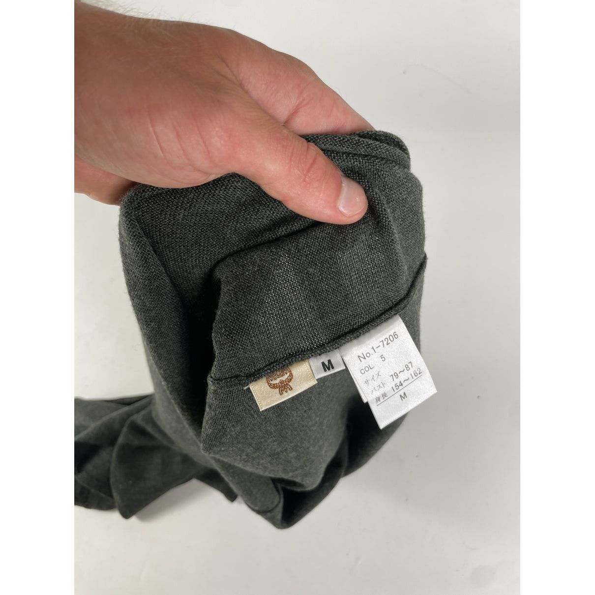 MCM Grey Wool Knitwear Size M / US 6-8 / IT 42-44 - 5 Thumbnail