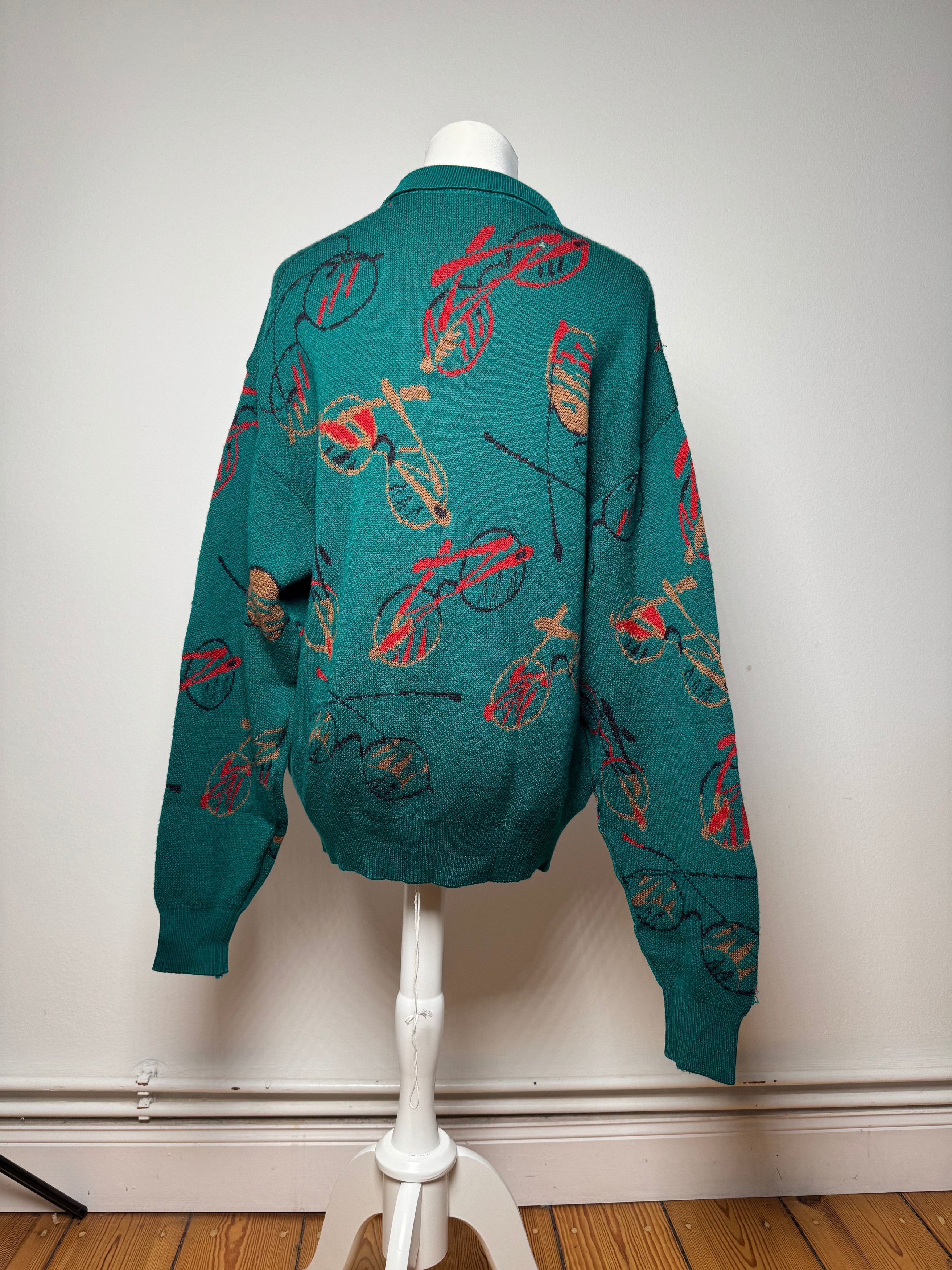 Balenciaga Vintage vintage Sweather Green L Size L / US 10 / IT 46 - 3 Thumbnail