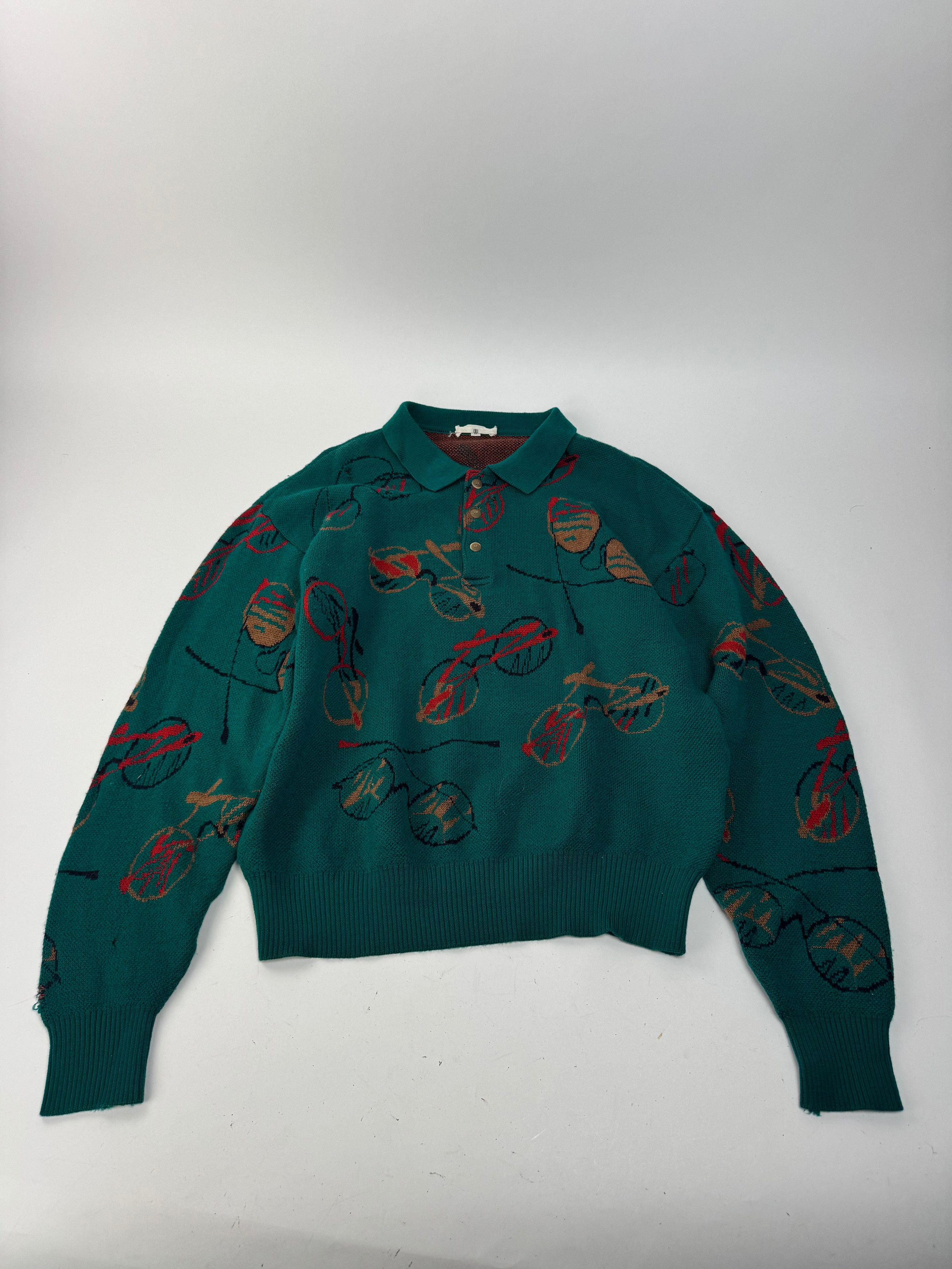 Balenciaga Vintage vintage Sweather Green L Size L / US 10 / IT 46 - 4 Thumbnail