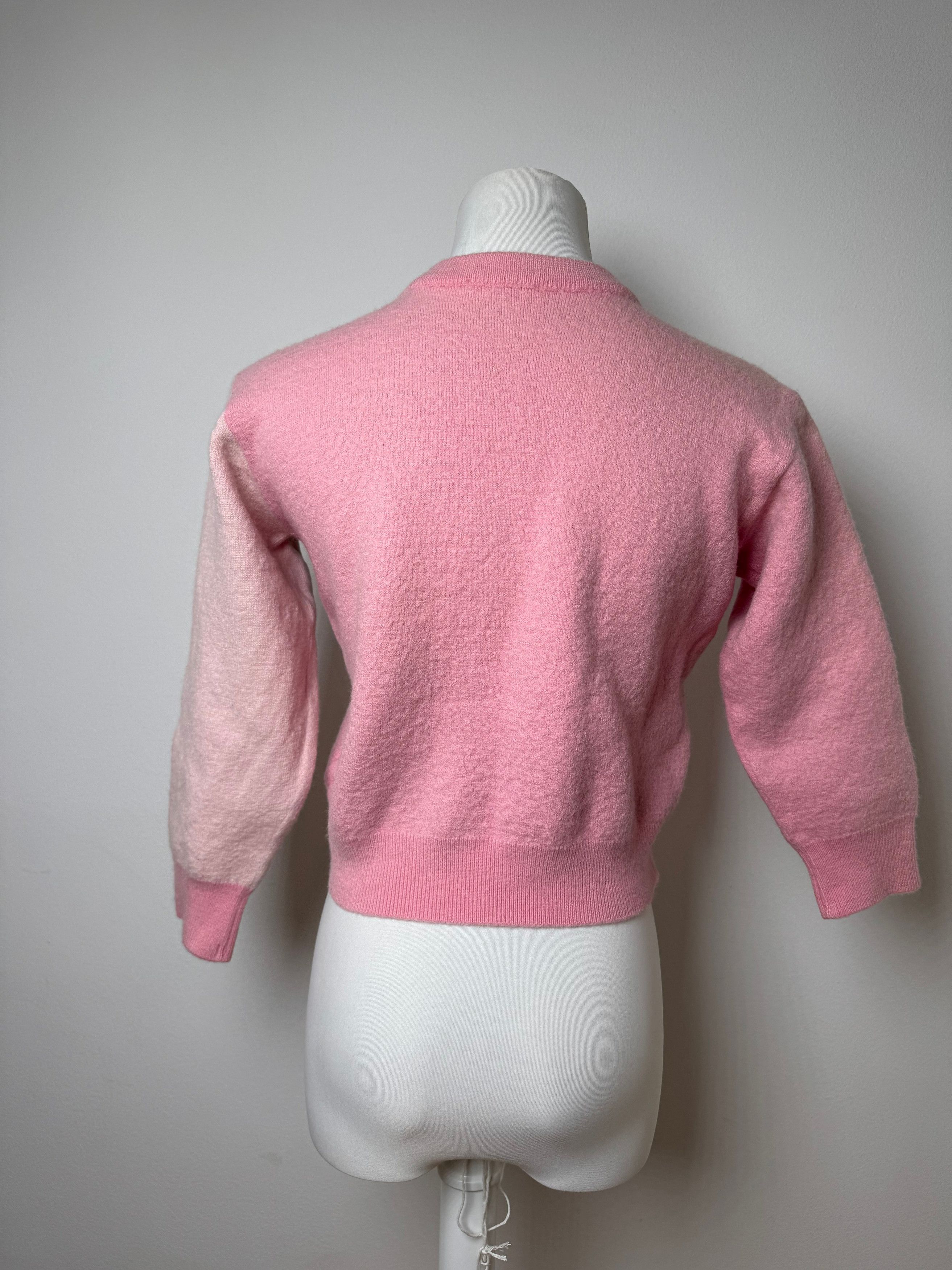 Courreges Vintage Wool Sweater XS pink Size S / US 4 / IT 40 - 13 Thumbnail