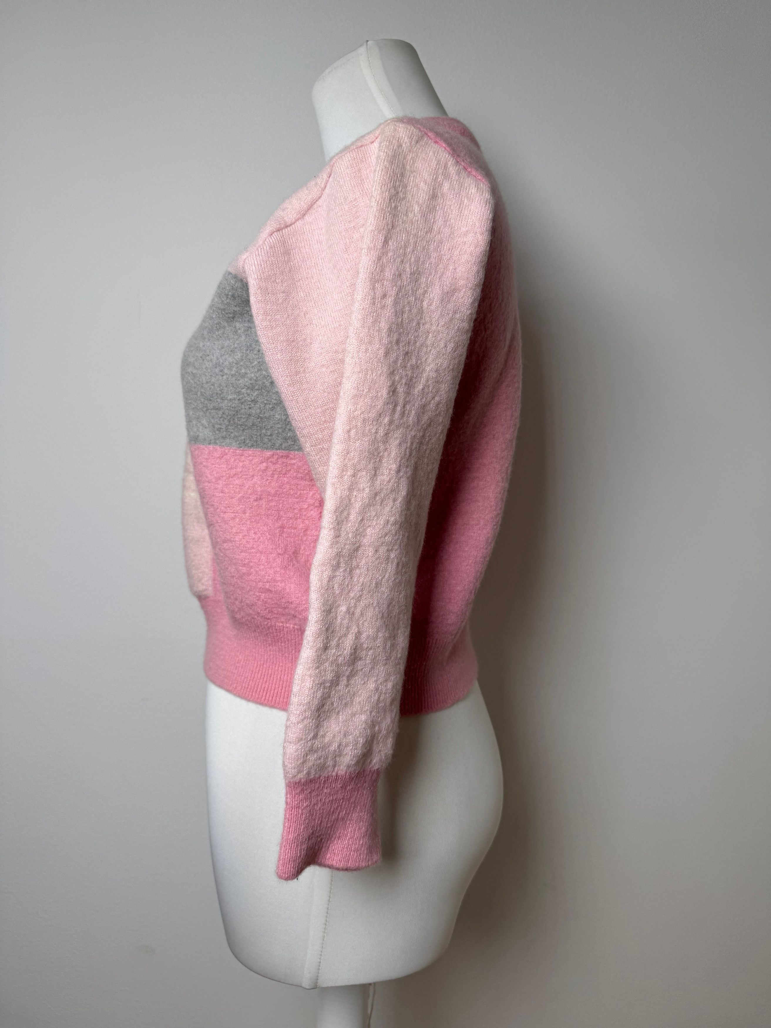 Courreges Vintage Wool Sweater XS pink Size S / US 4 / IT 40 - 2 Thumbnail
