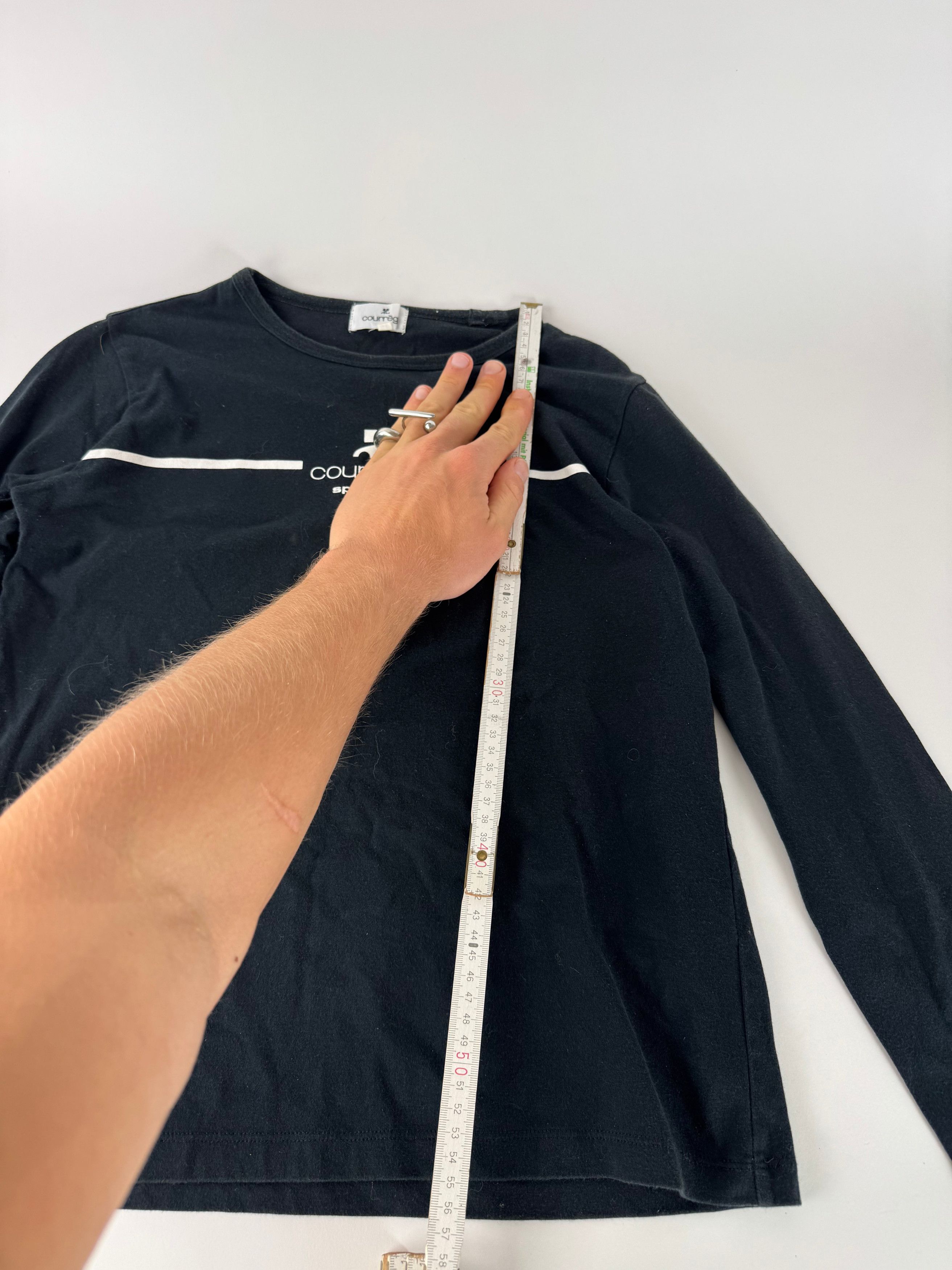 Courreges Vintage Paris Sweater Black 38/M Size S / US 4 / IT 40 - 11 Thumbnail