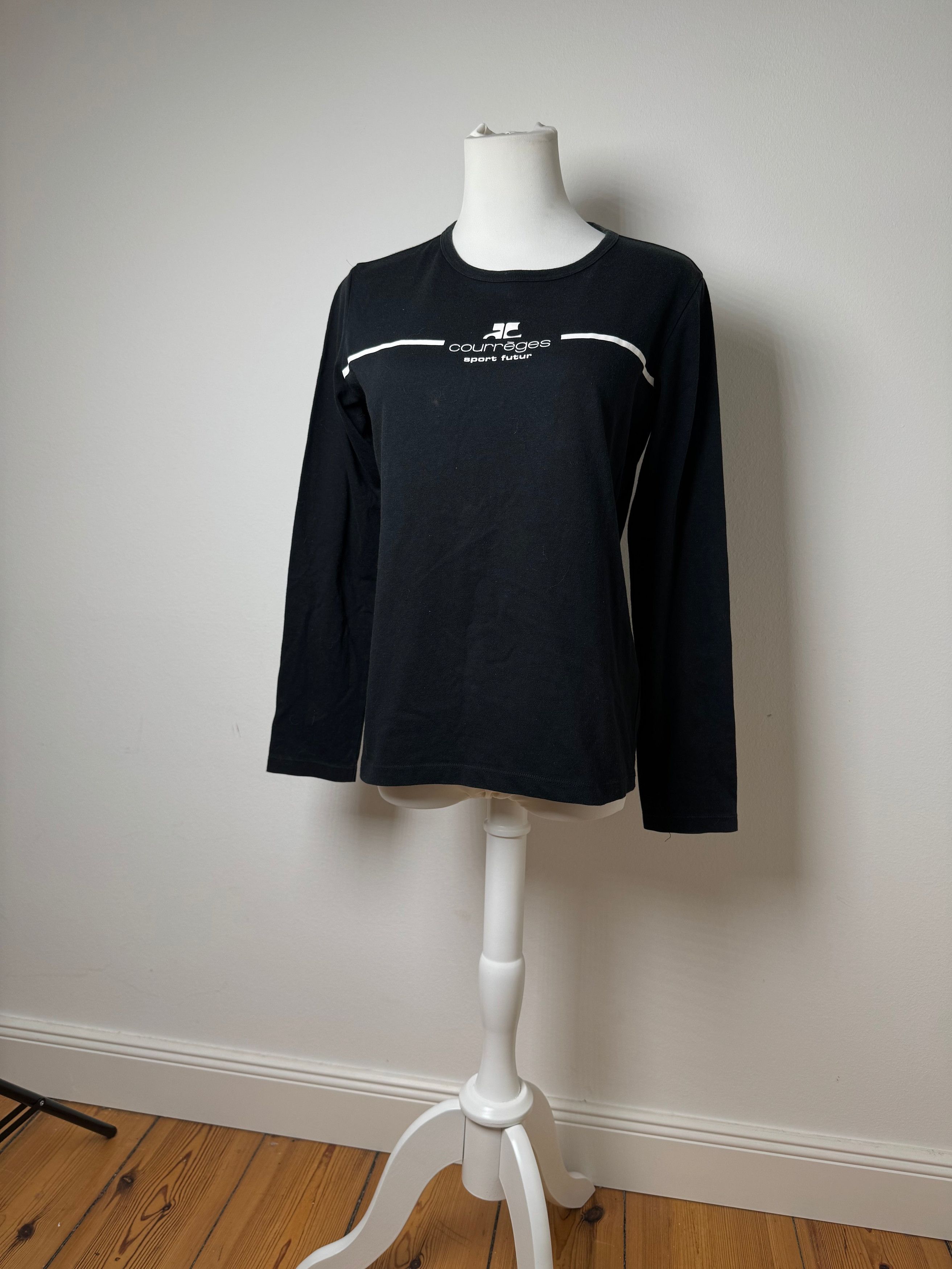 Courreges Vintage Paris Sweater Black 38/M Size S / US 4 / IT 40 - 8 Thumbnail