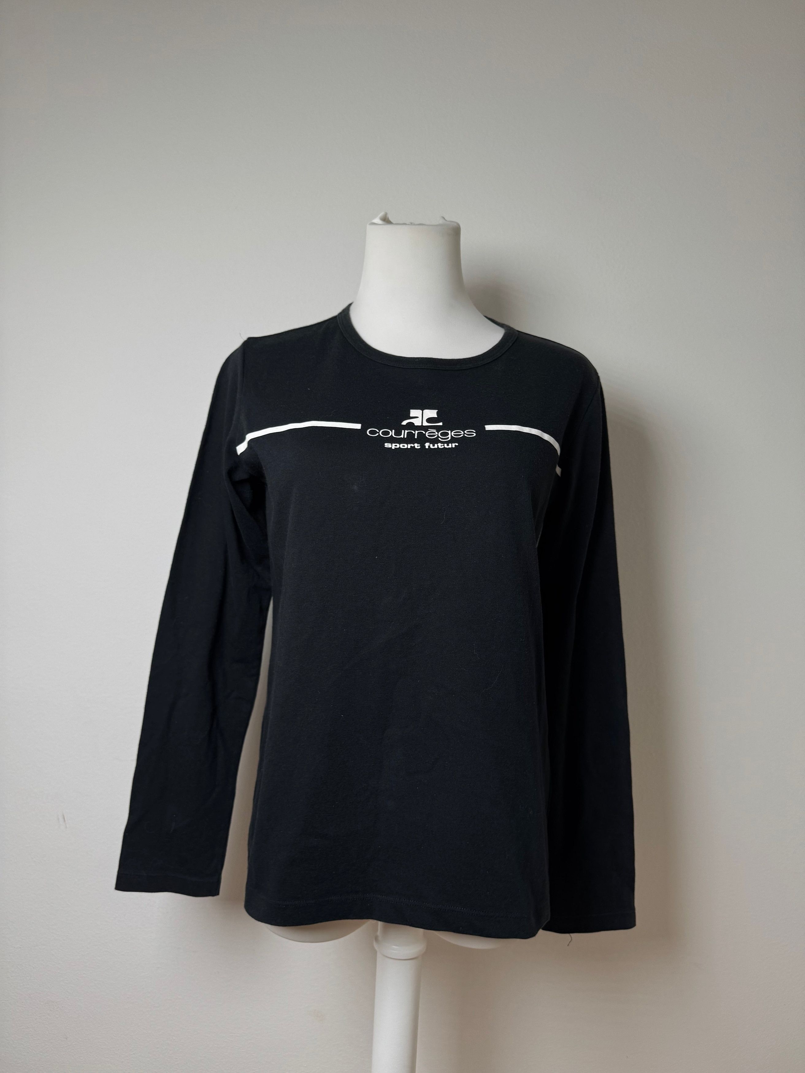 Courreges Vintage Paris Sweater Black 38/M Size S / US 4 / IT 40 - 14 Thumbnail