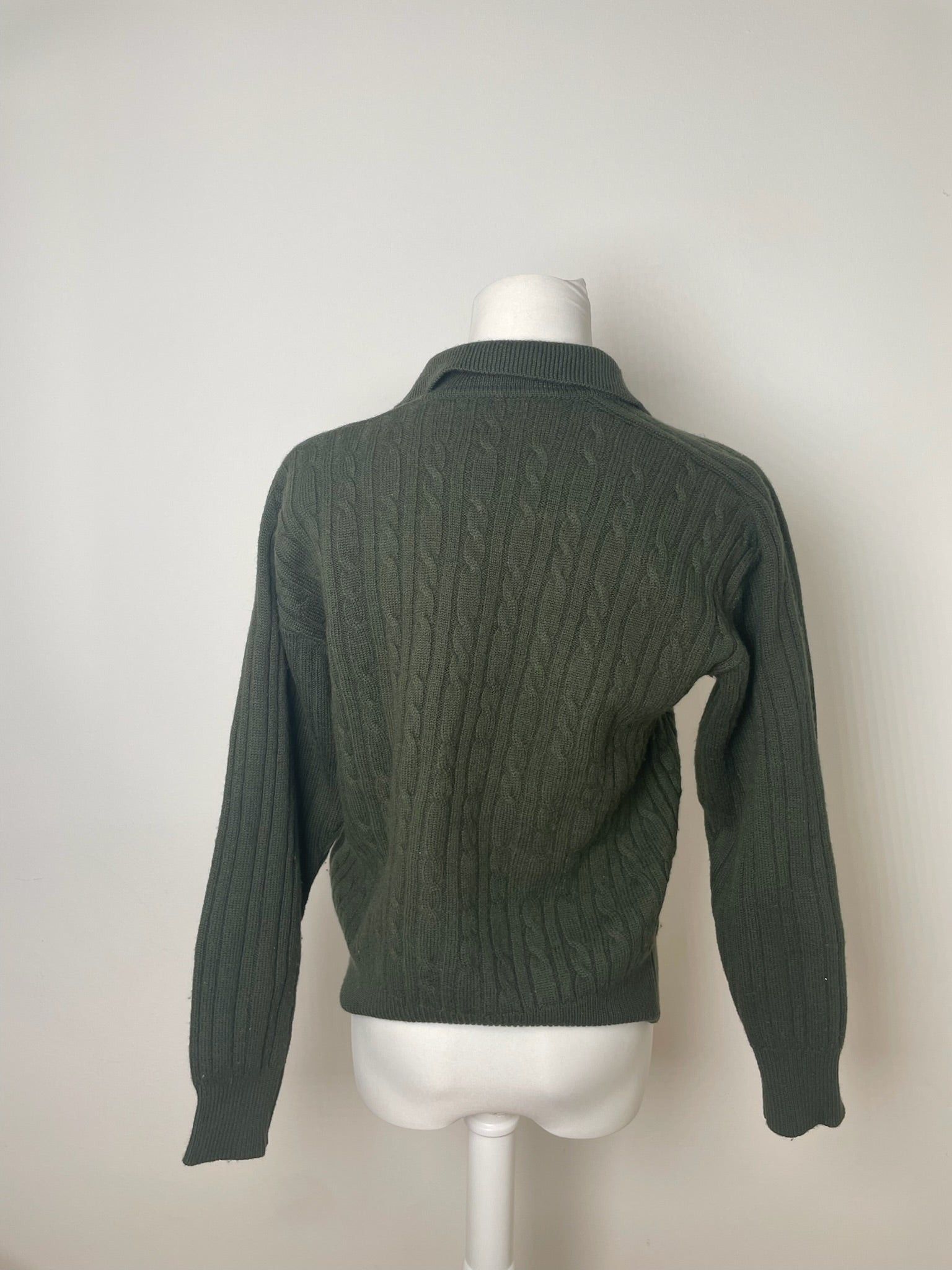 Dior Vintage Wool Sweater Dark Green M Size M / US 6-8 / IT 42-44 - 4 Thumbnail