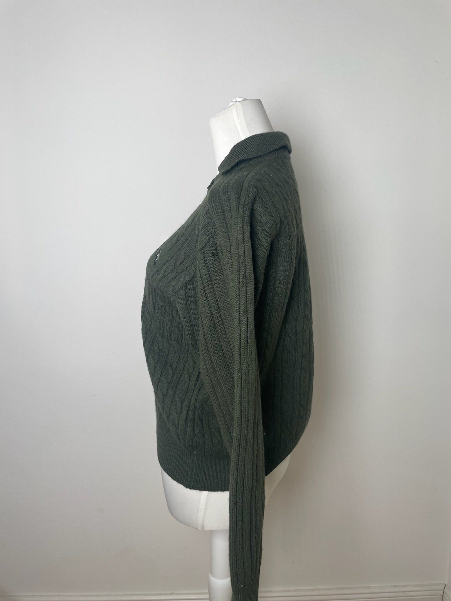Dior Vintage Wool Sweater Dark Green M Size M / US 6-8 / IT 42-44 - 6 Thumbnail