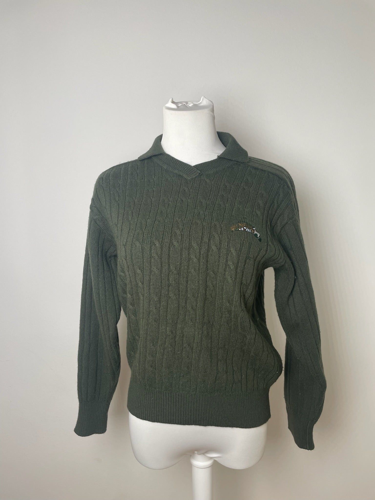 Dior Vintage Wool Sweater Dark Green M Size M / US 6-8 / IT 42-44 - 8 Thumbnail