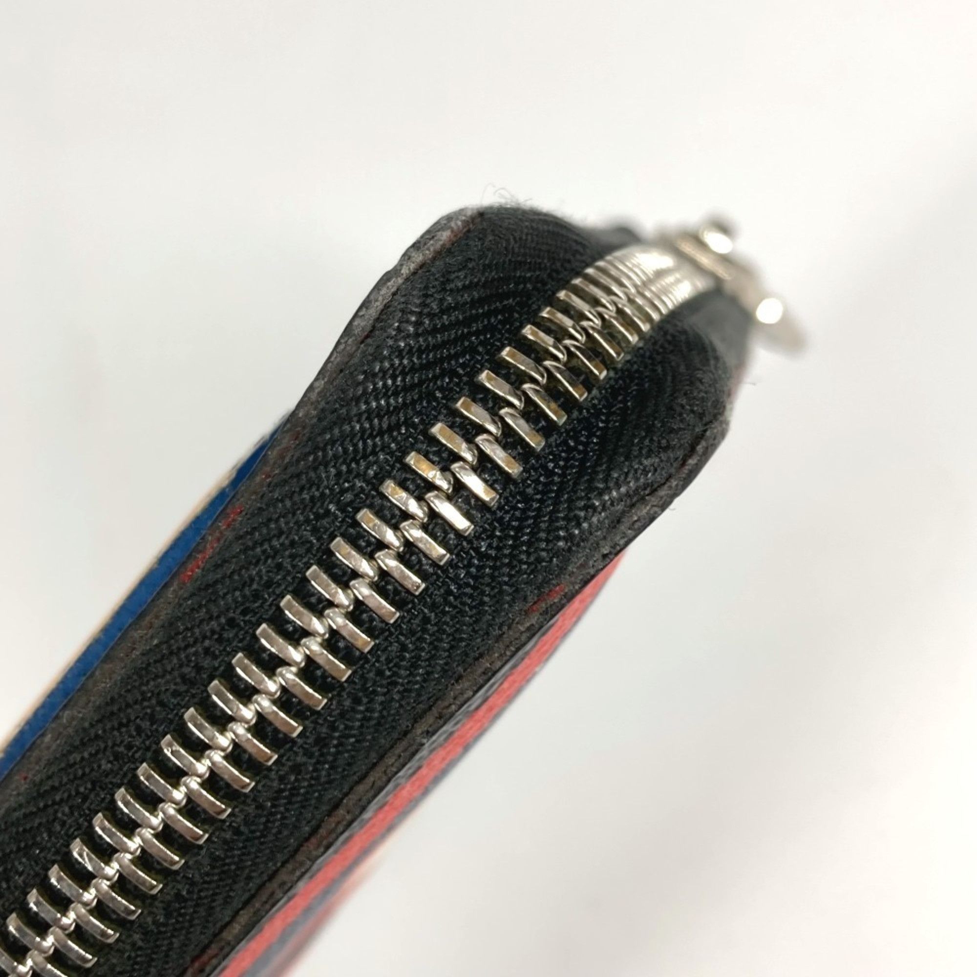 Louis Vuitton LOUIS VUITTON N60153 Damier Graphite Zippy Organizer NM Long Wallet with LV Alps Patch, Round Zipper, Canvas, Men's and Women's, Black Size ONE SIZE - 12 Thumbnail