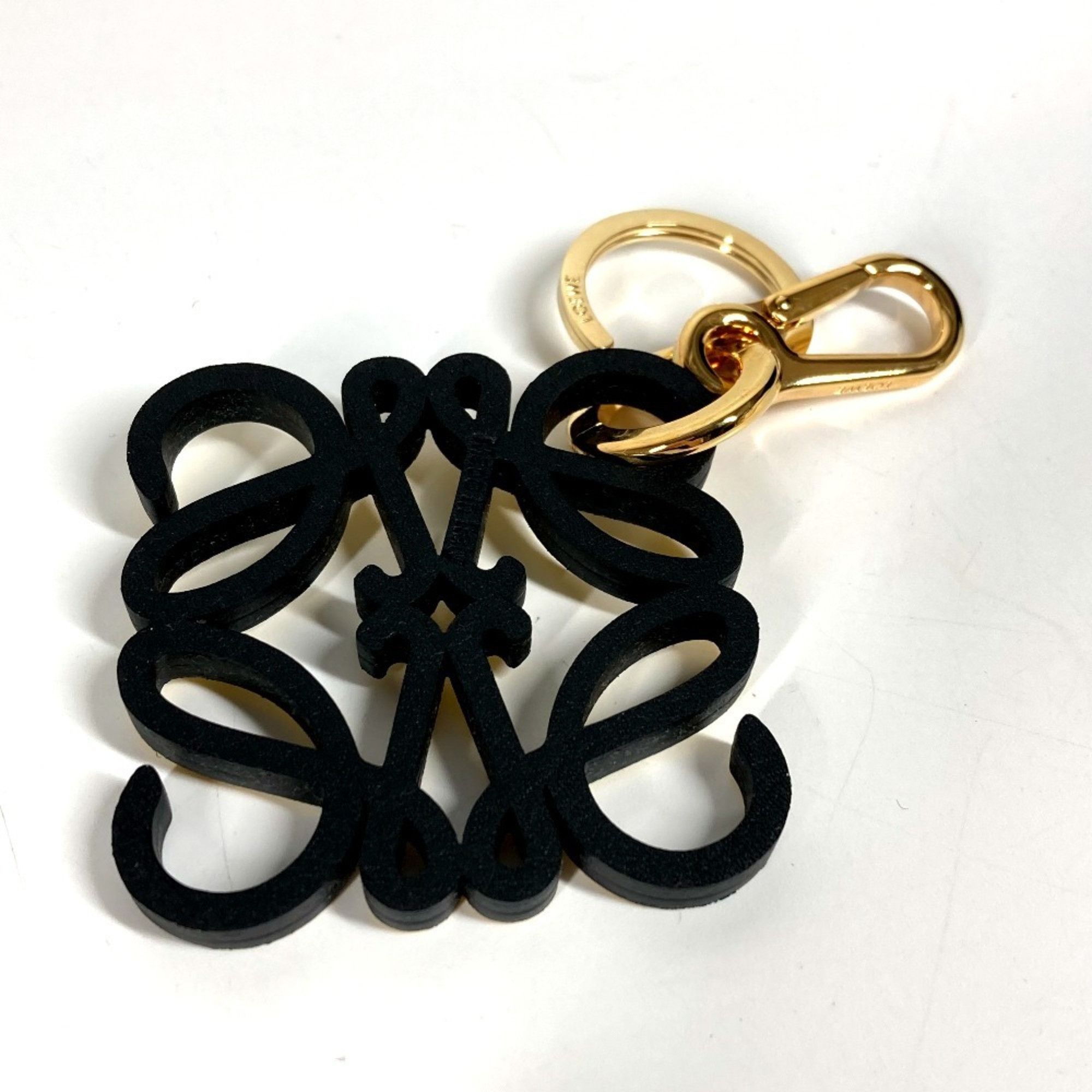 Loewe LOEWE C821232X06 Logo Anagram Charm (Calf Leather) Bag Keychain Leather Men's Women's Yellow Size ONE SIZE - 2 Thumbnail