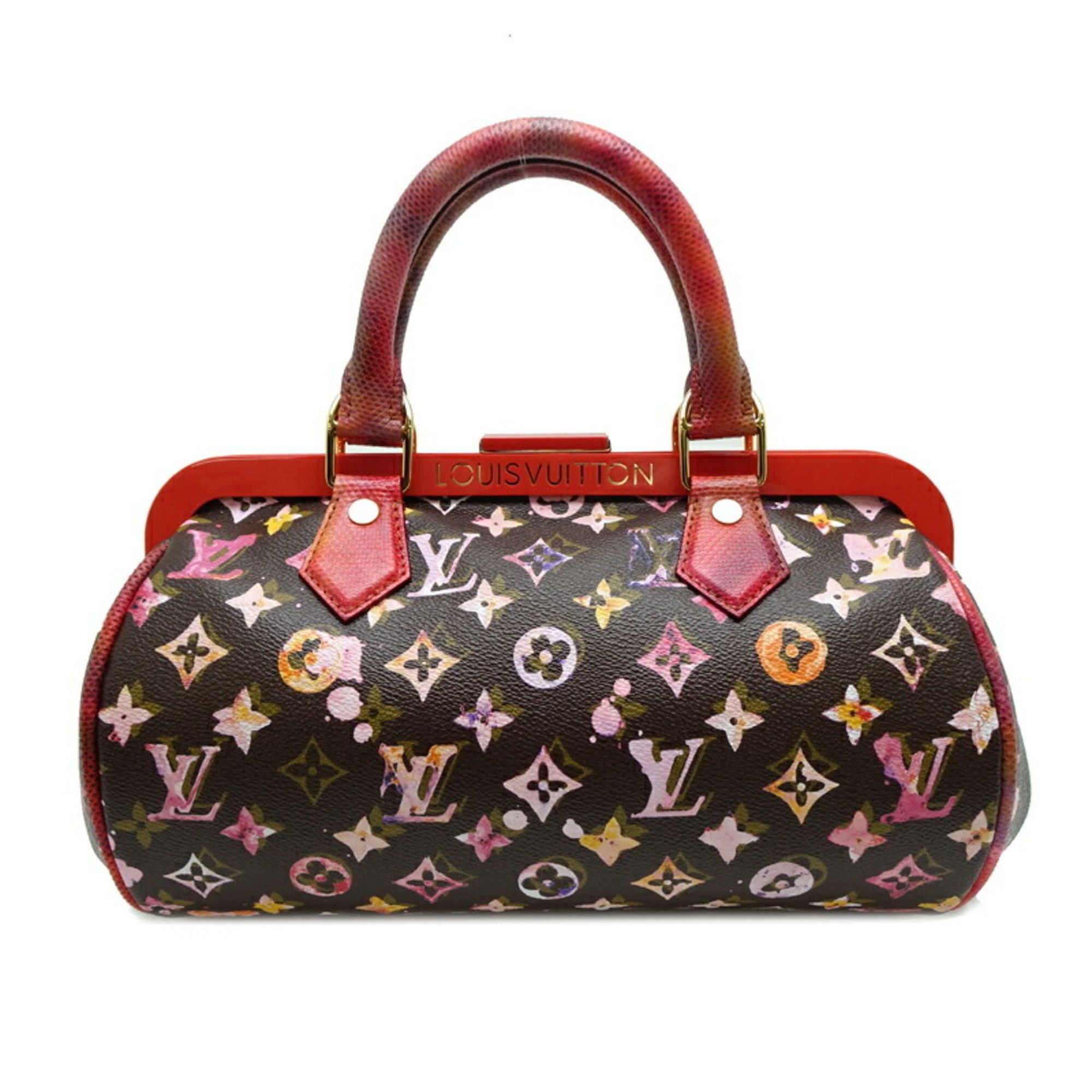 Louis Vuitton Louis Vuitton Papillon Women's Handbag M95730 Monogram Watercolor Marron Size ONE SIZE - 2 Thumbnail