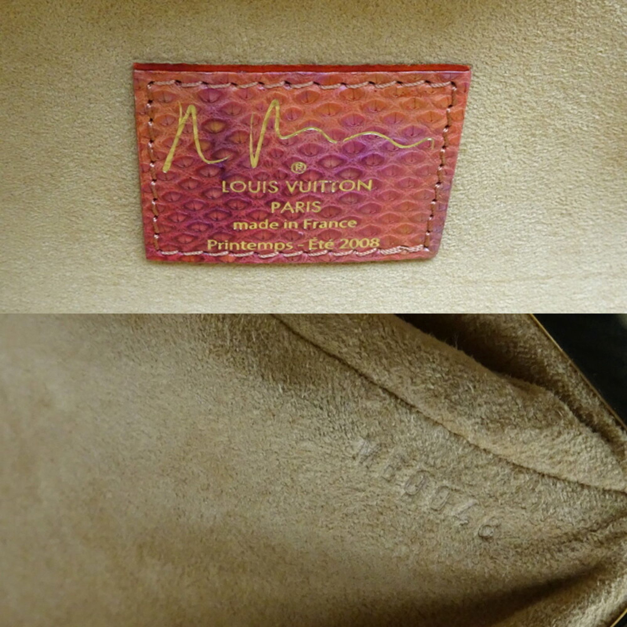 Louis Vuitton Louis Vuitton Papillon Women's Handbag M95730 Monogram Watercolor Marron Size ONE SIZE - 7 Thumbnail