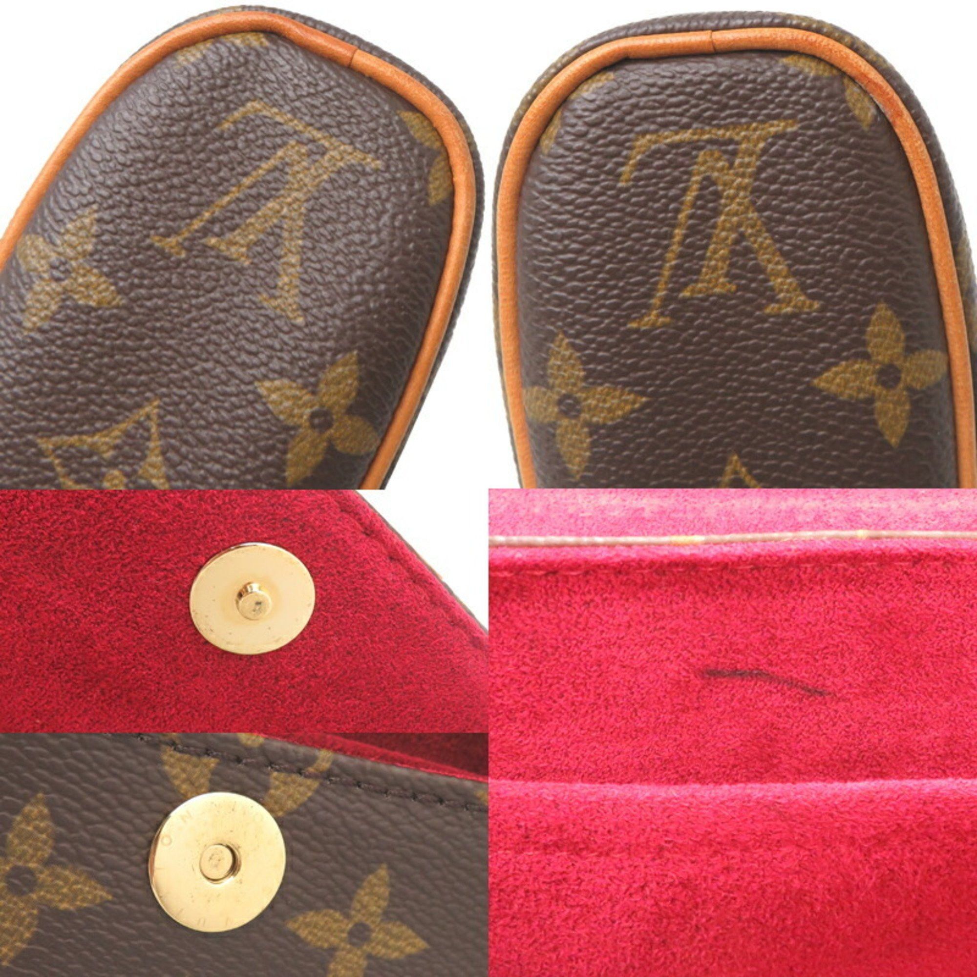 Louis Vuitton Louis Vuitton Sonatine Women's Handbag M51902 Monogram Brown Size ONE SIZE - 10 Thumbnail