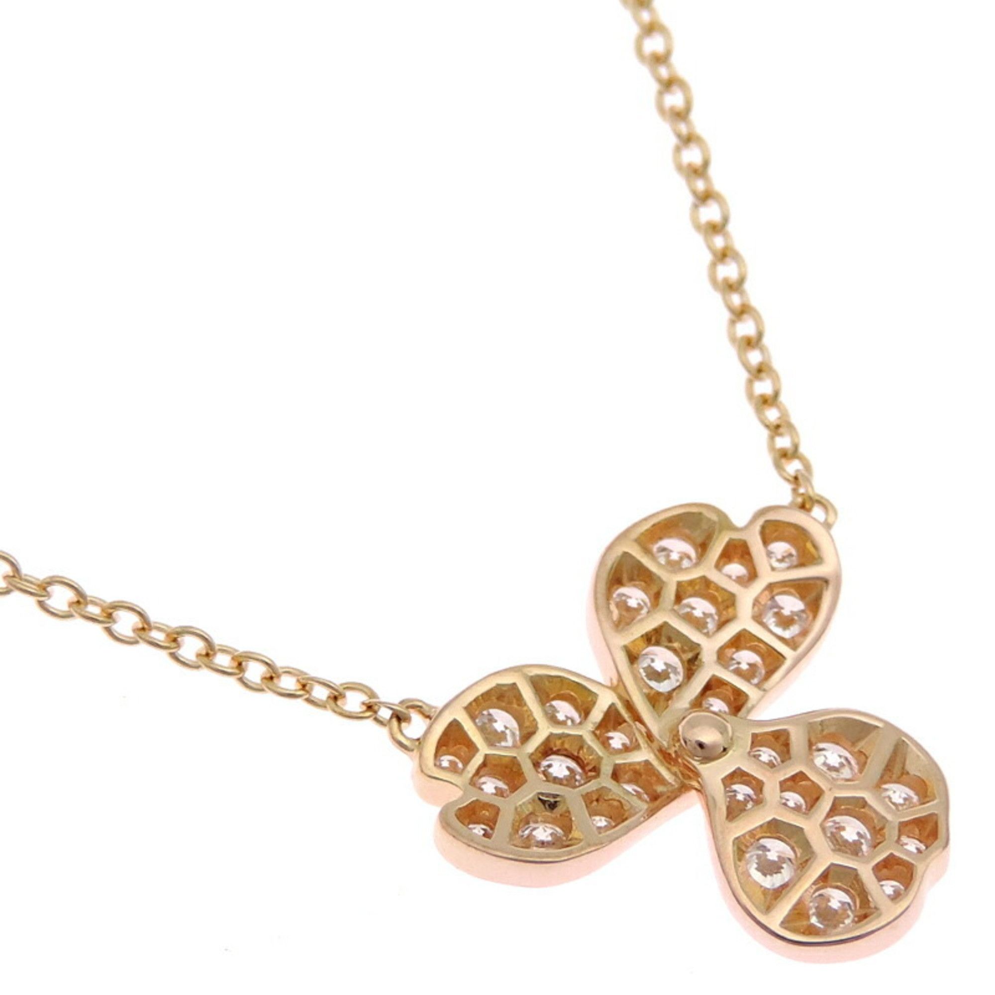 Tiffany & Co. Tiffany Paper Flower Diamond Women's Necklace in 750 Pink Gold Size ONE SIZE - 3 Thumbnail