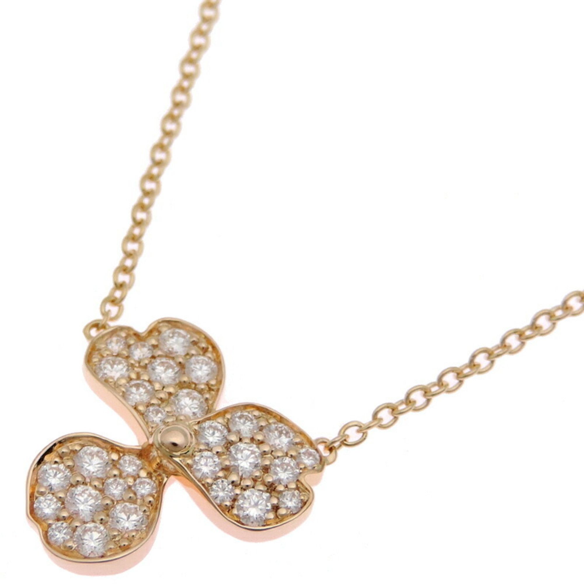 Tiffany & Co. Tiffany Paper Flower Diamond Women's Necklace in 750 Pink Gold Size ONE SIZE - 2 Thumbnail