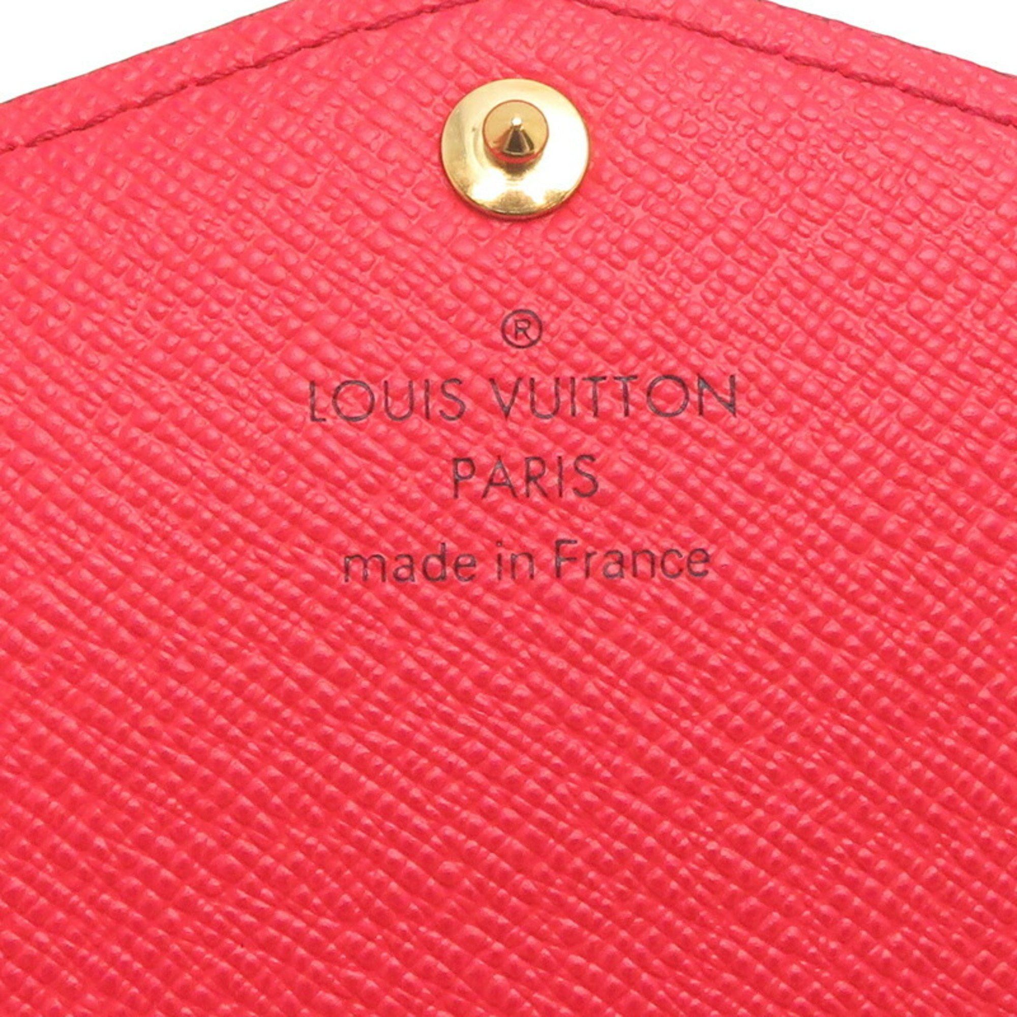 Louis Vuitton Louis Vuitton Portefeuille Sarah Women's Long Wallet M62236 Monogram Coquelicot (Brown) Size ONE SIZE - 8 Thumbnail